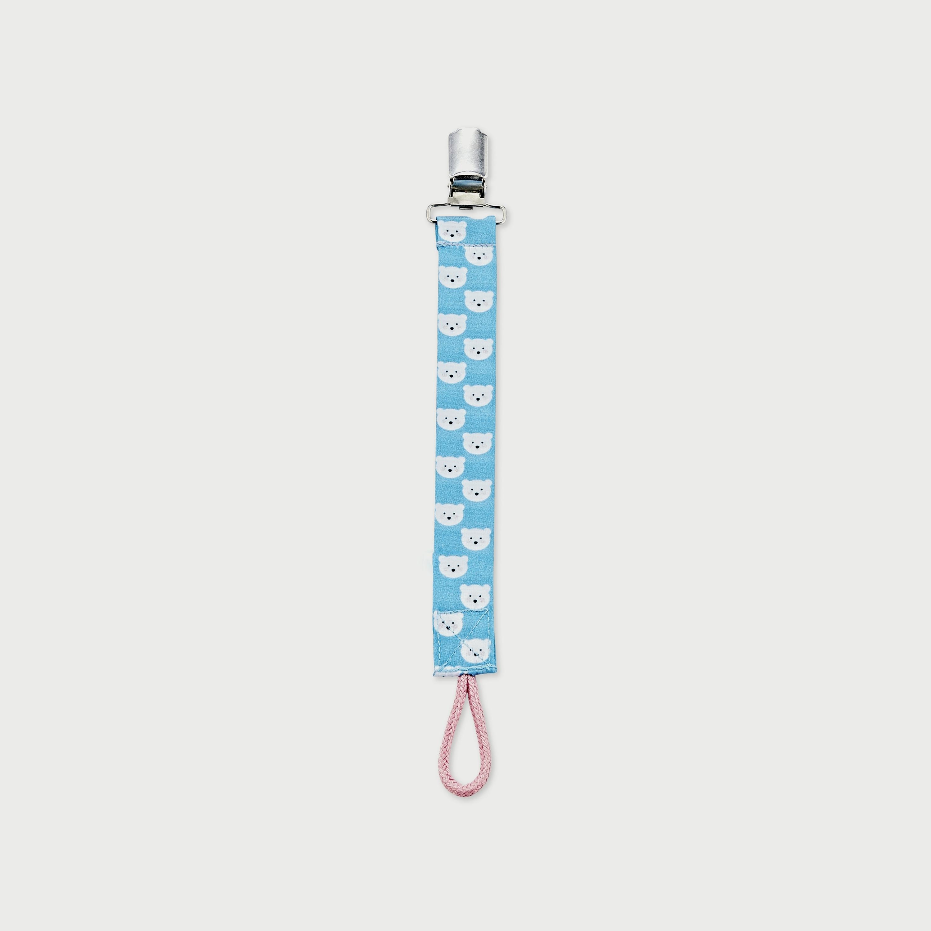 Babyjem Printed Pacifier Holder, 0 Months+, Pink-baby-feeding-pacifiers-image-2