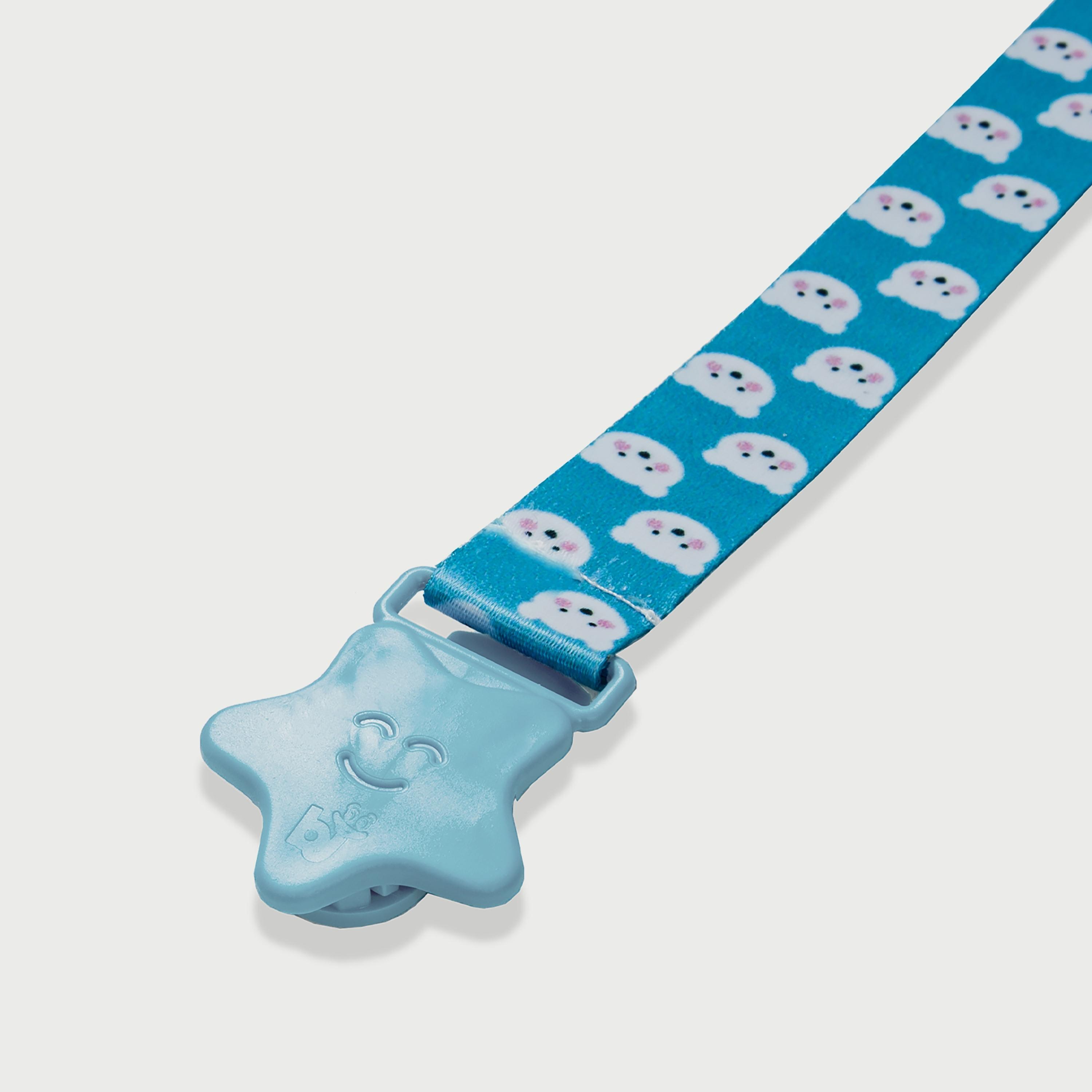 Babyjem Printed Pacifier Holder, 0 Months+, Pink-baby-feeding-pacifiers-image-3