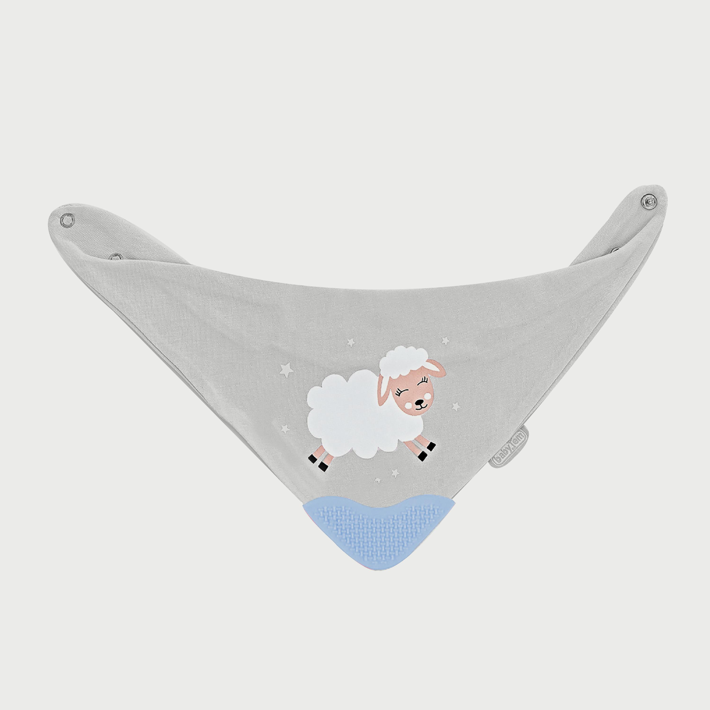 Babyjem Triangle Bib with Teether-baby-feeding-bibs-image-4