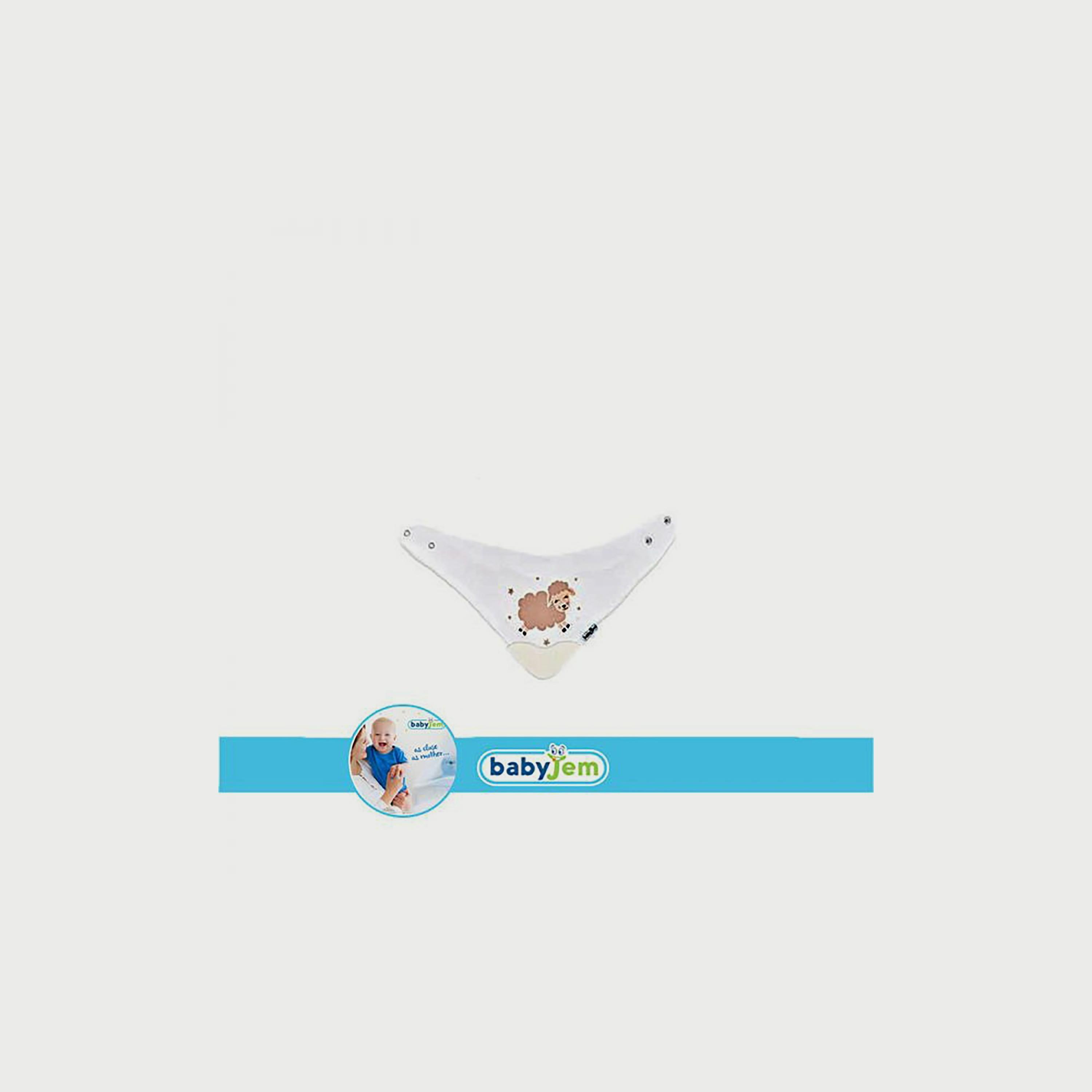 Babyjem Triangle Bib with Teether-baby-feeding-bibs-image-2