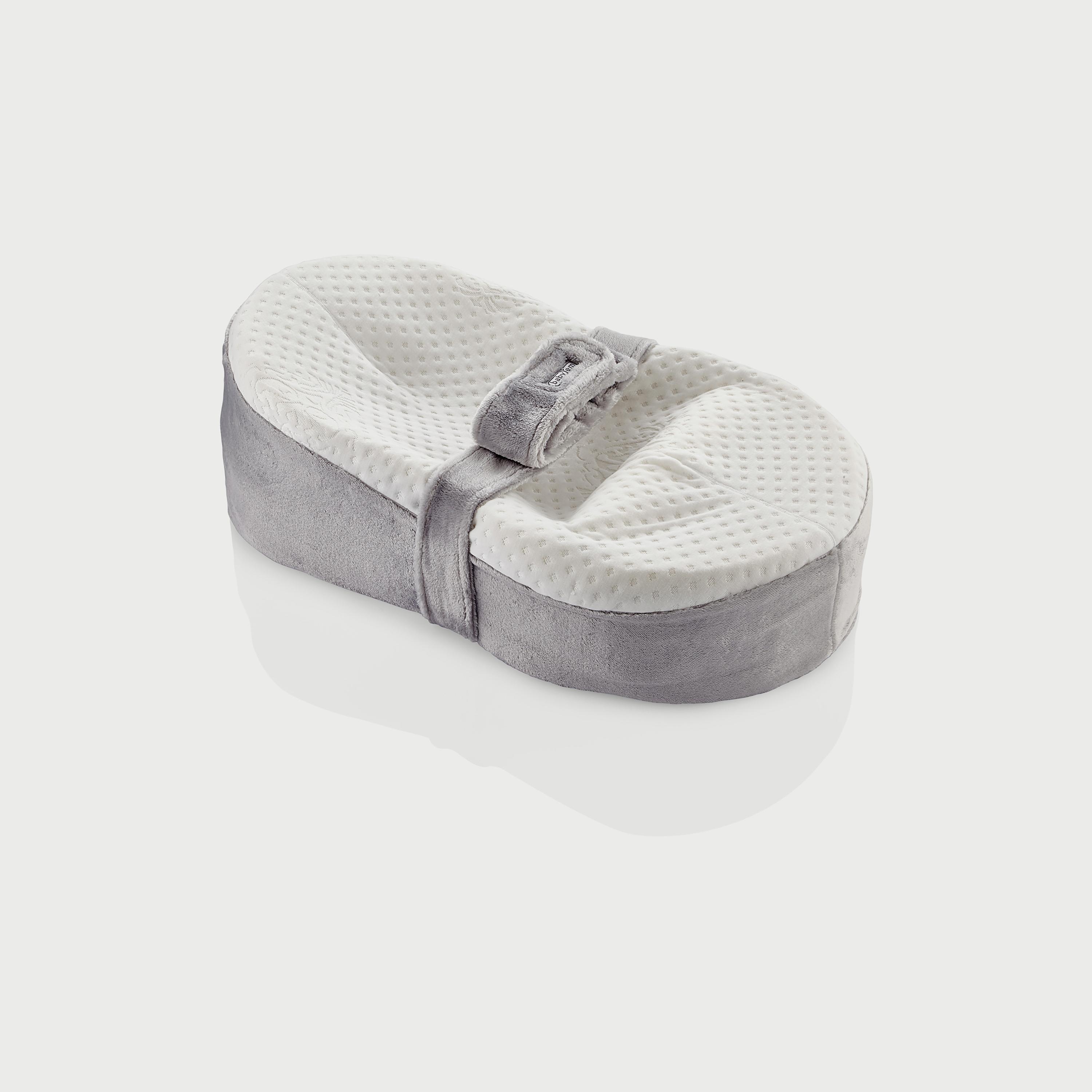 Babyjem My First Tummy Bed, 0-6 Months, Grey-baby-nursery-babybedding-image-1