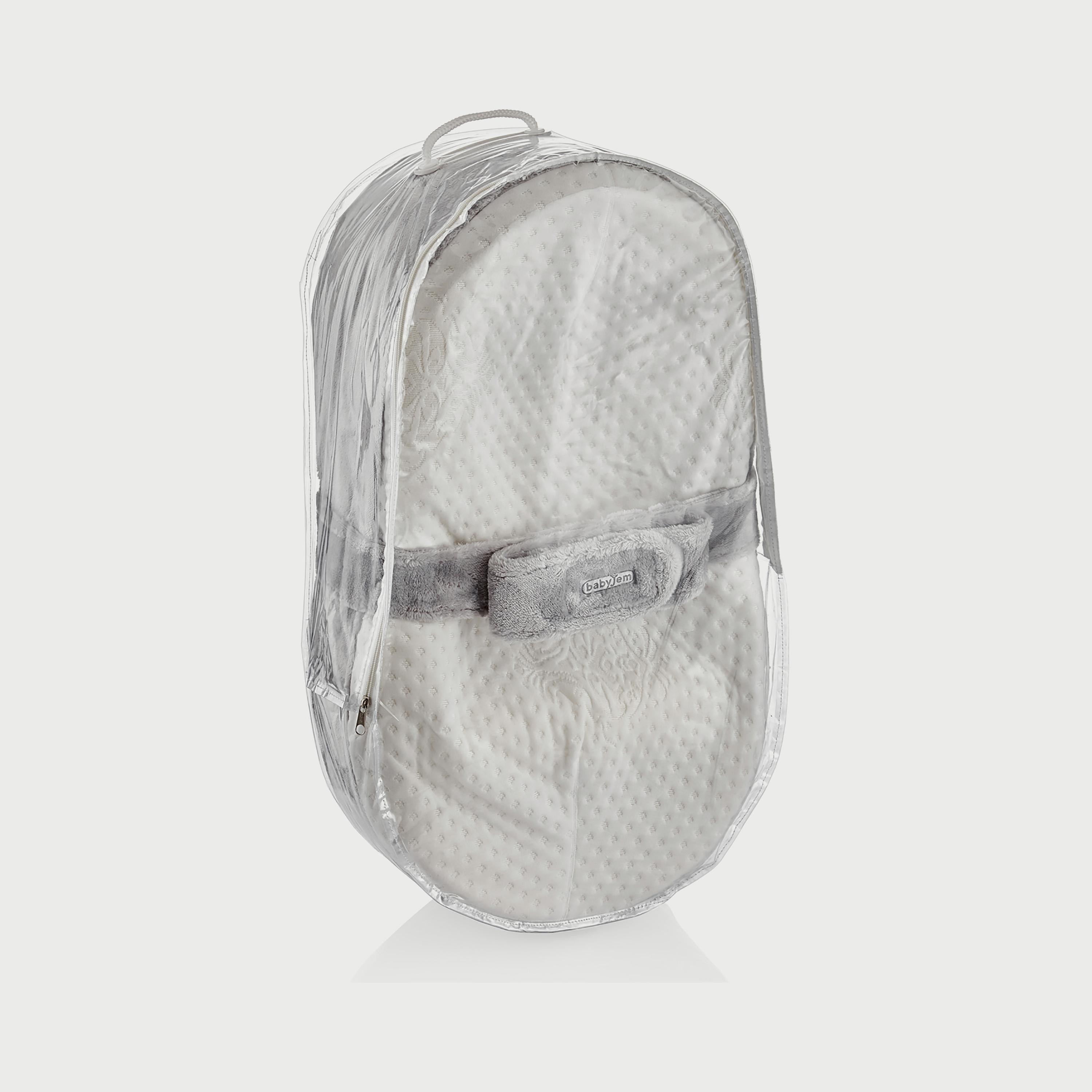 Babyjem My First Tummy Bed, 0-6 Months, Grey-baby-nursery-babybedding-image-2