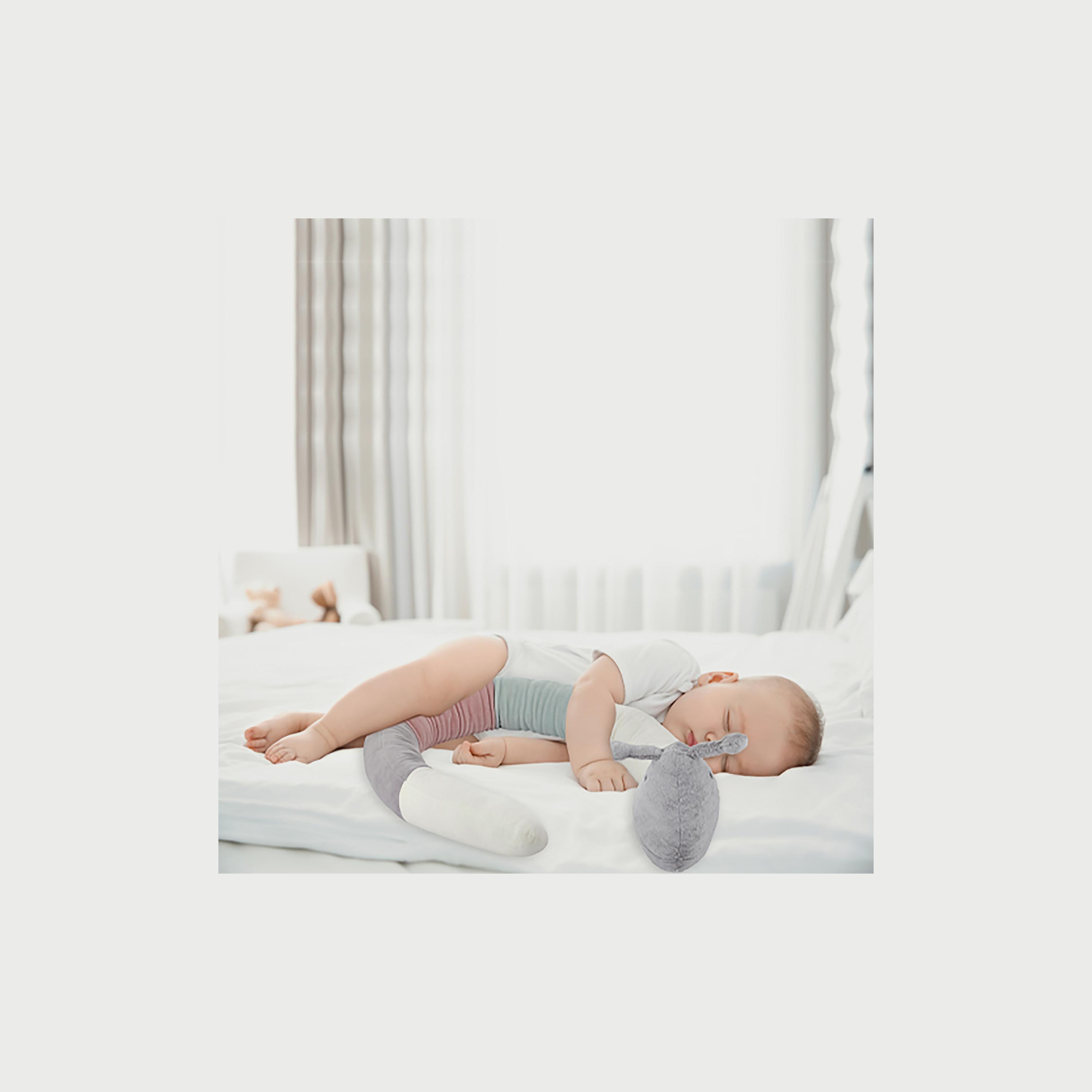 Babyjem Caterpillar Positioner Velvet Pillow, 0-6 Months, Multicolour-baby-nursery-babybedding-image-2