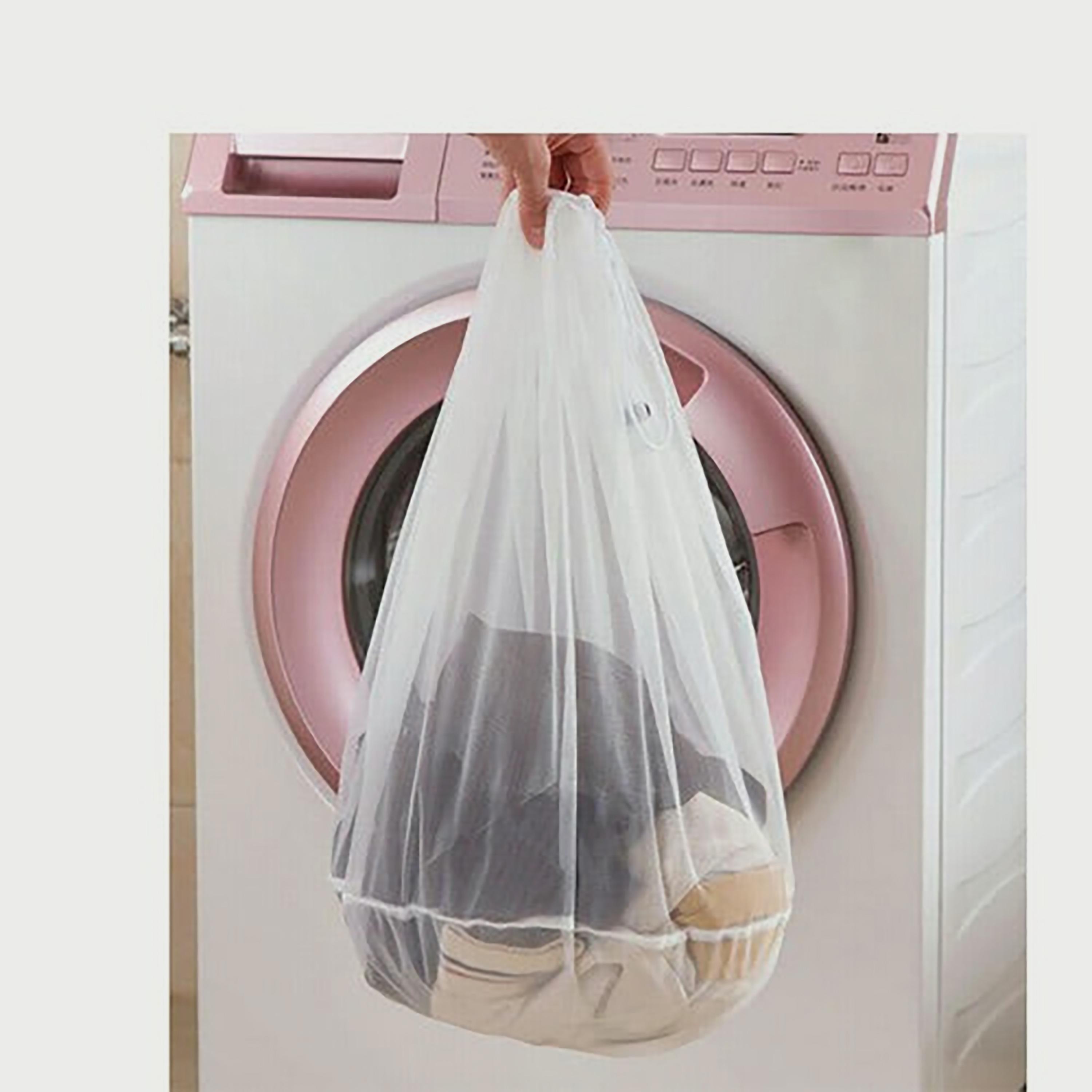 Babyjem Laundry Bag, White-baby-nursery-roomdecor-image-3
