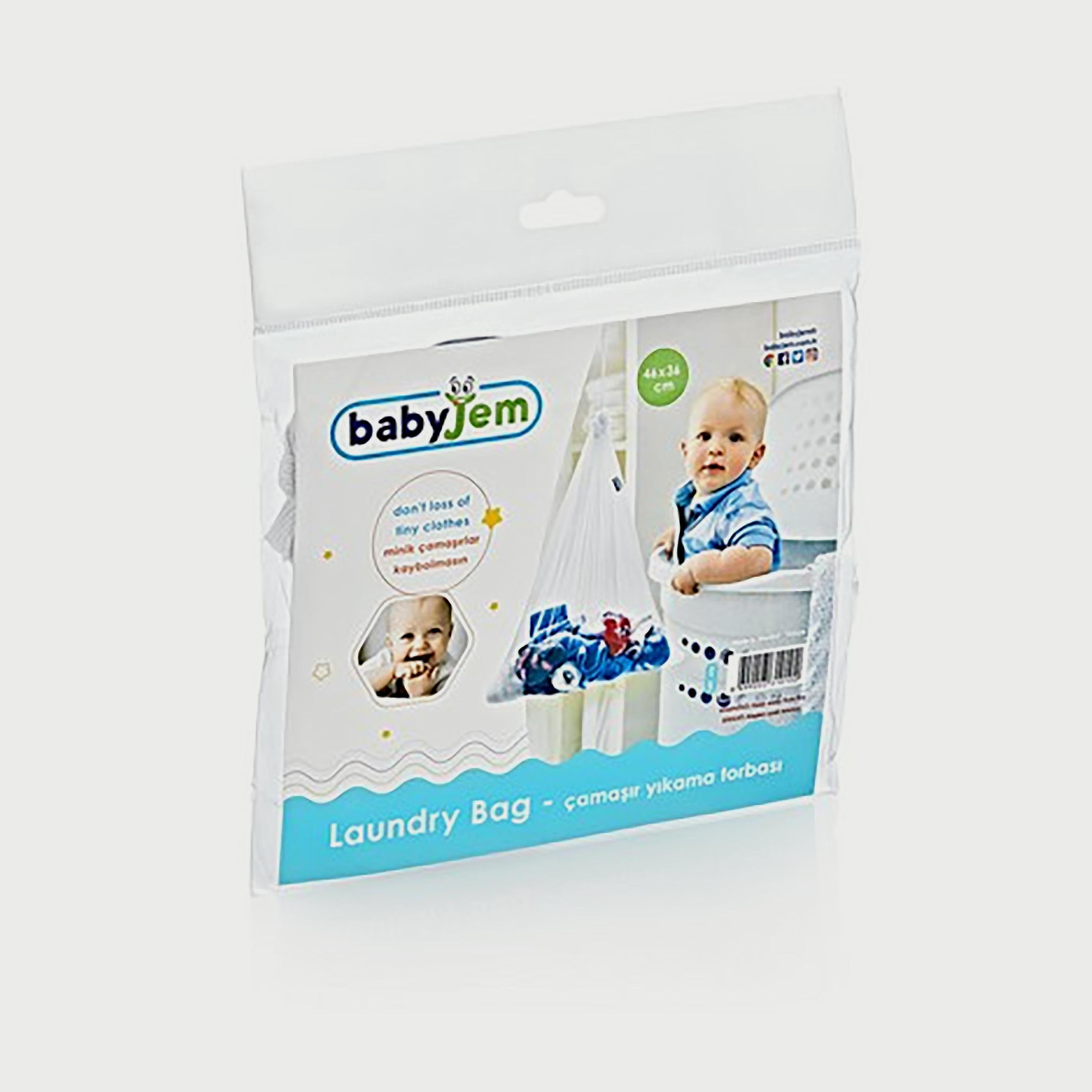 Babyjem Laundry Bag, White-baby-nursery-roomdecor-image-4