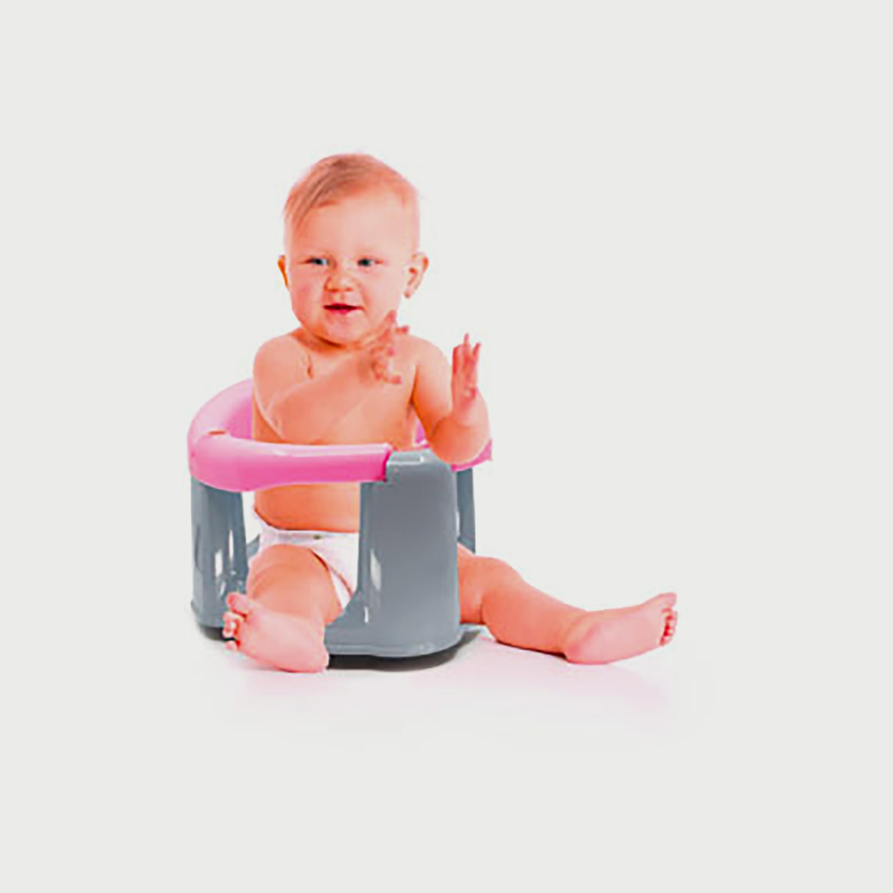 كرسي لوقت الطعام والاستحمام مقاوم للانزلاق من بيبي جيم-baby-bathandcare-bathtubs-image-2