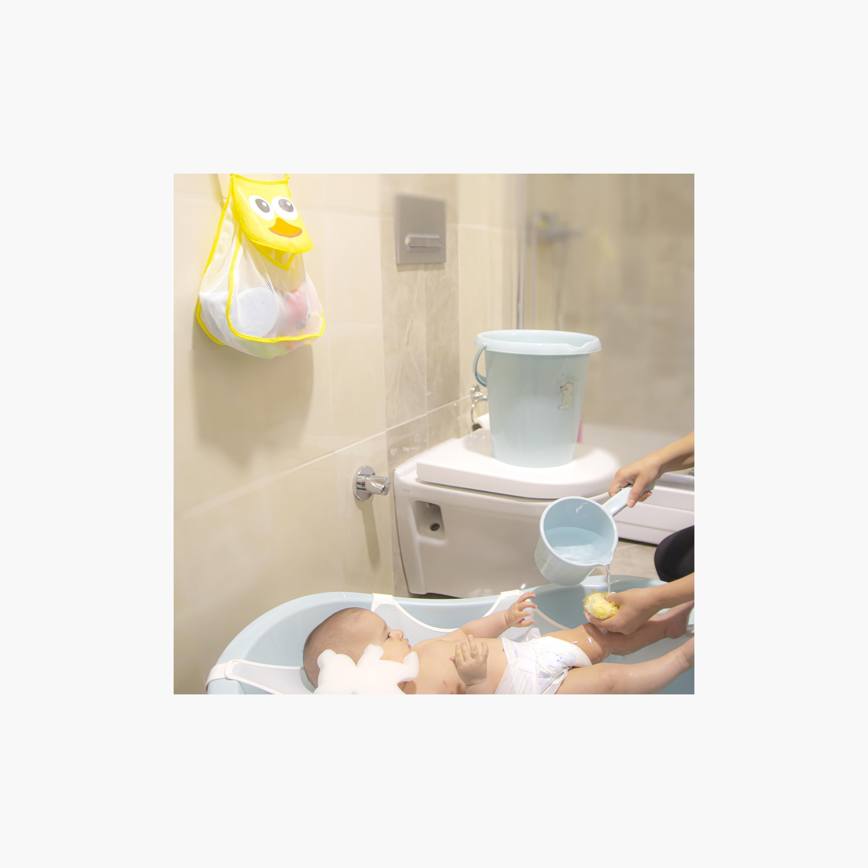 Babyjem Duck Shaped Bath Toy Organizer Bag, Adult, Yellow/White-baby-nursery-furniture-cribsandbeds-beds-image-2