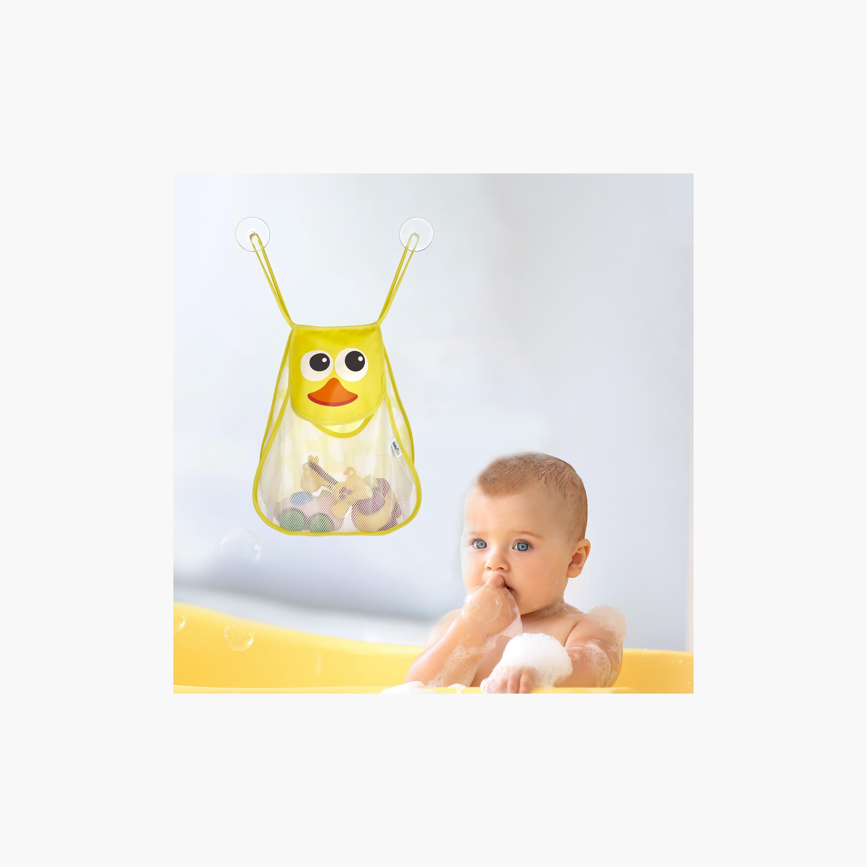 Babyjem Duck Shaped Bath Toy Organizer Bag, Adult, Yellow/White-baby-nursery-furniture-cribsandbeds-beds-image-3