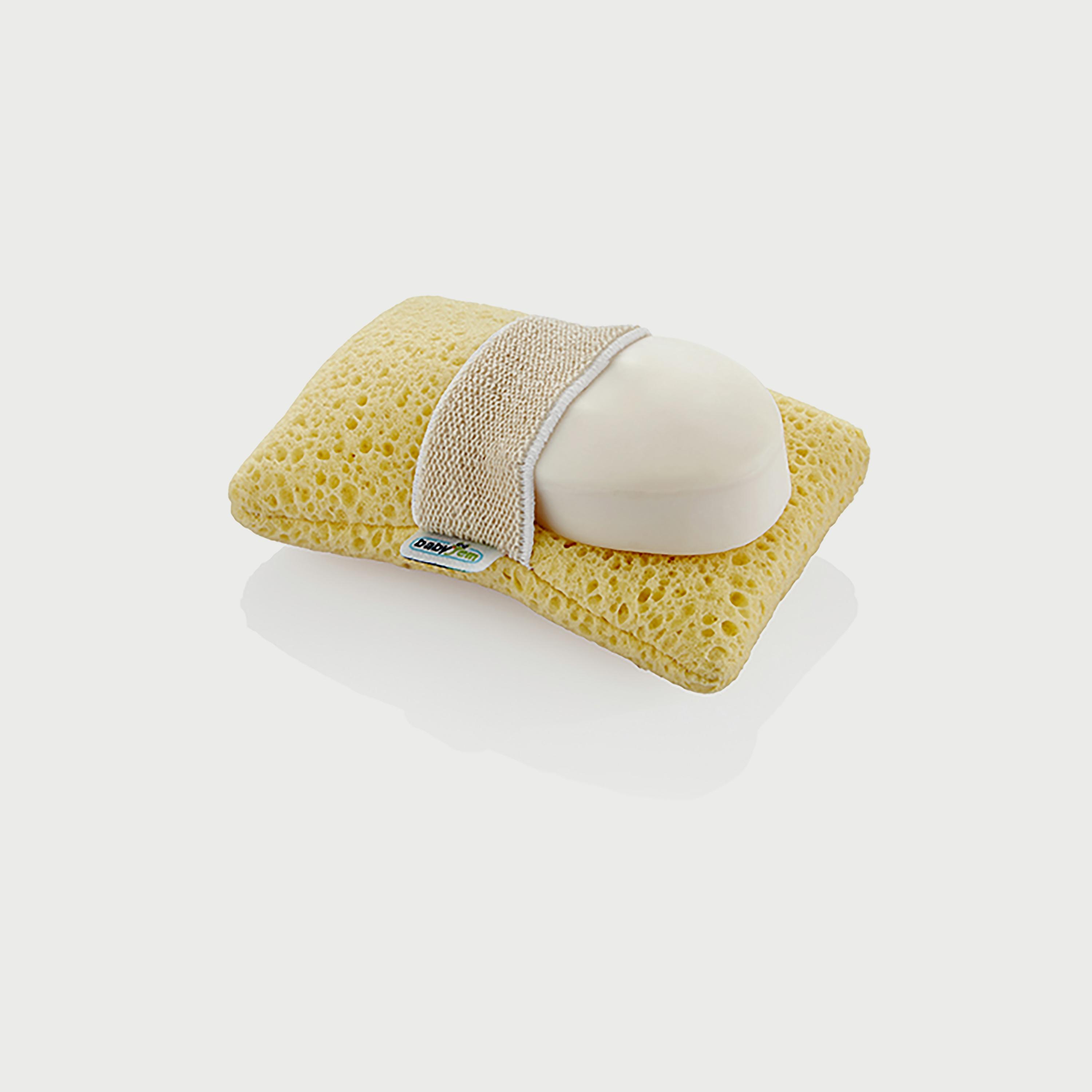 Babyjem Bath Sponge with Hand Grip, 0 Months+, Yellow-baby-bathandcare-bathtubs-image-4