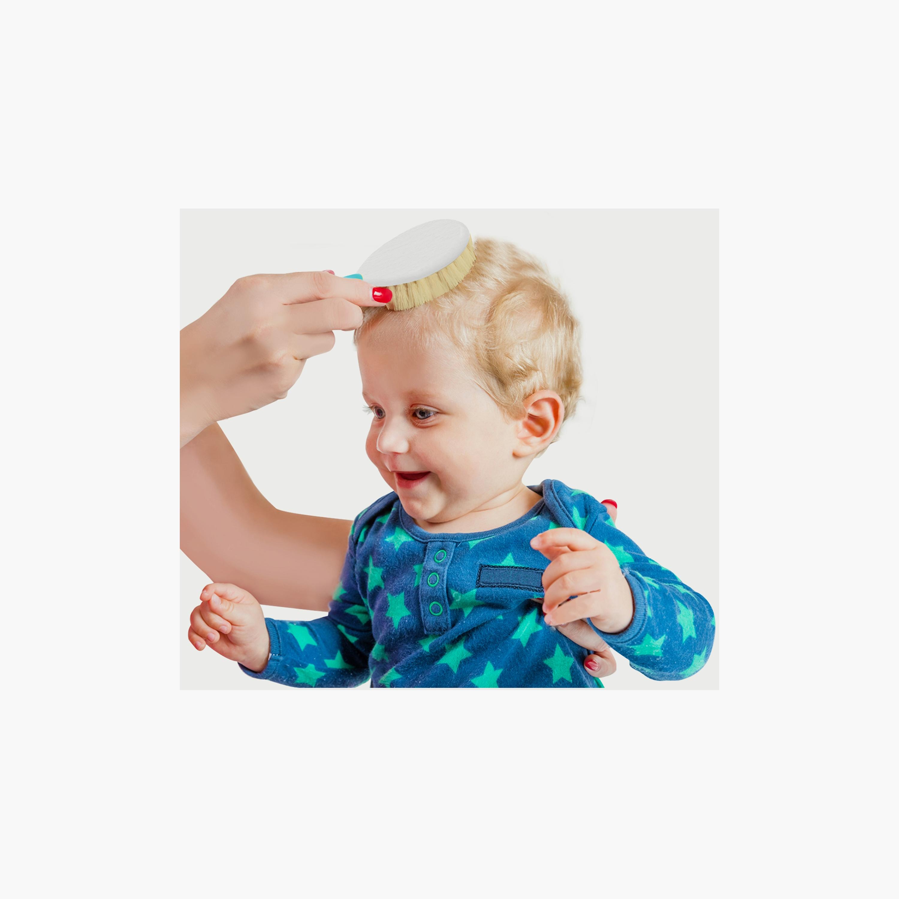 Babyjem 2-Piece Brush & Comb Set with Natural Bristle for Babies-baby-bathandcare-hairbodyskincare-image-2