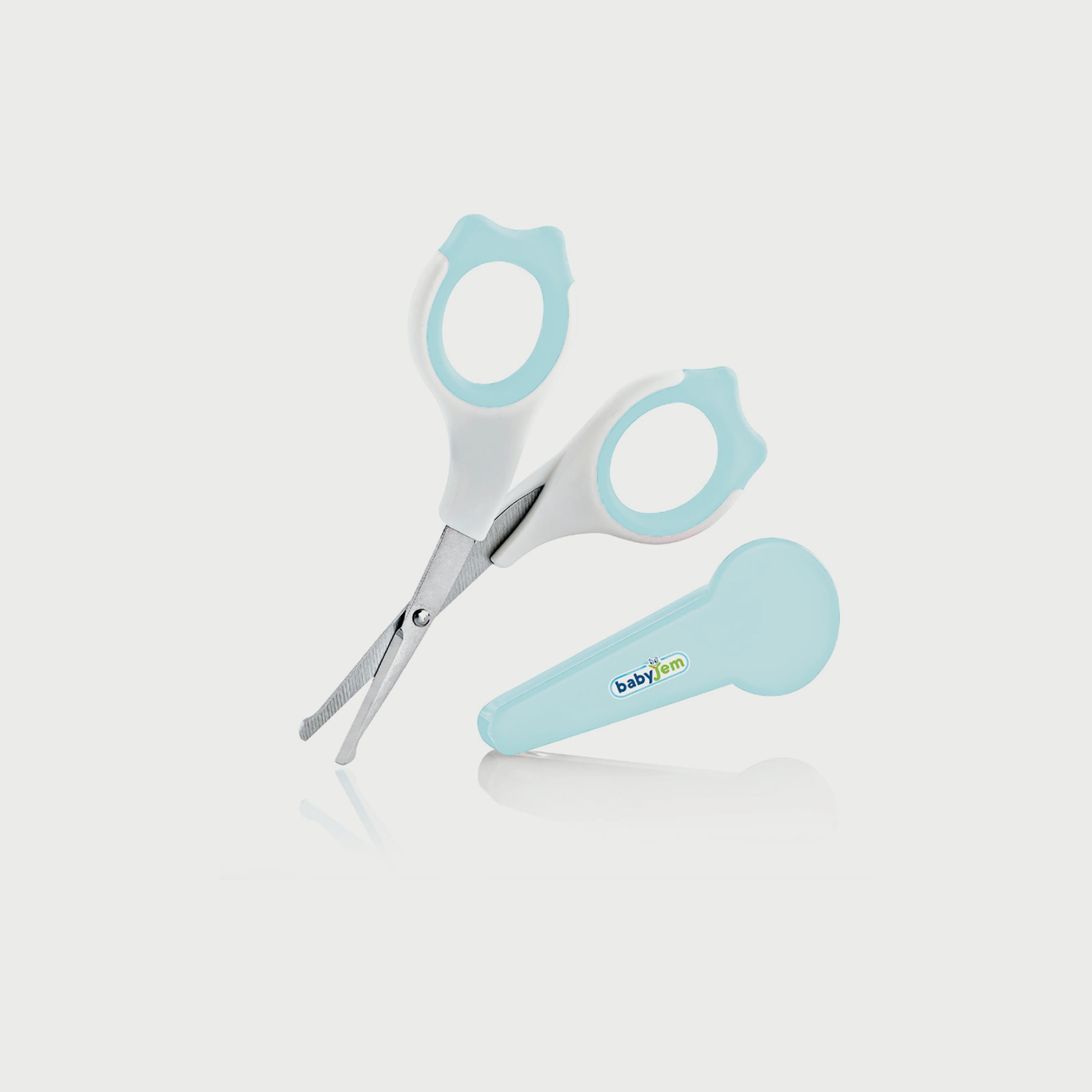 Babyjem 2-Piece Nail Scissors with Case Set for Babies-baby-bathandcare-hairbodyskincare-image-1