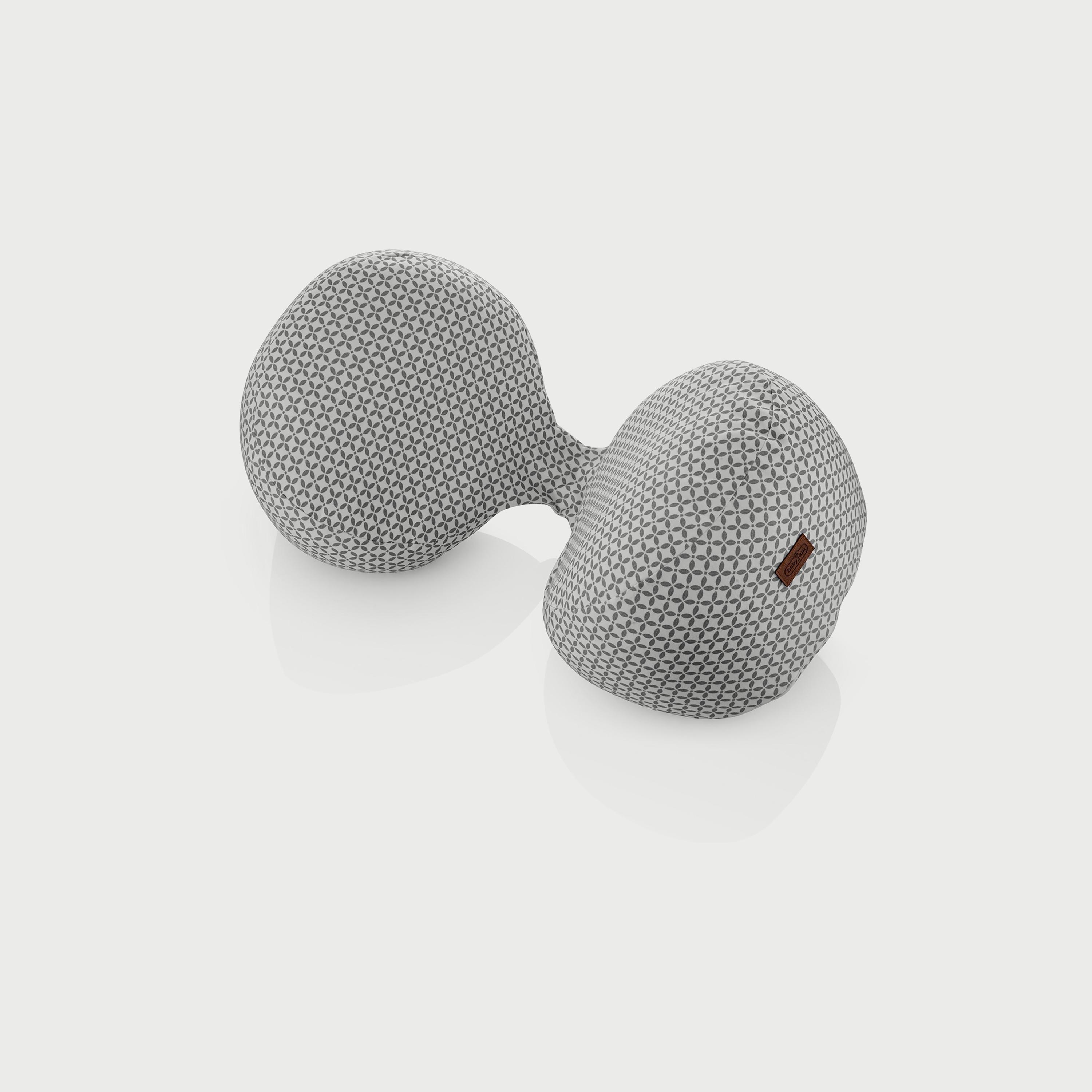 Babyjem Double Maternity Pillow, Grey-baby-feeding-breastfeedingandcare-image-1