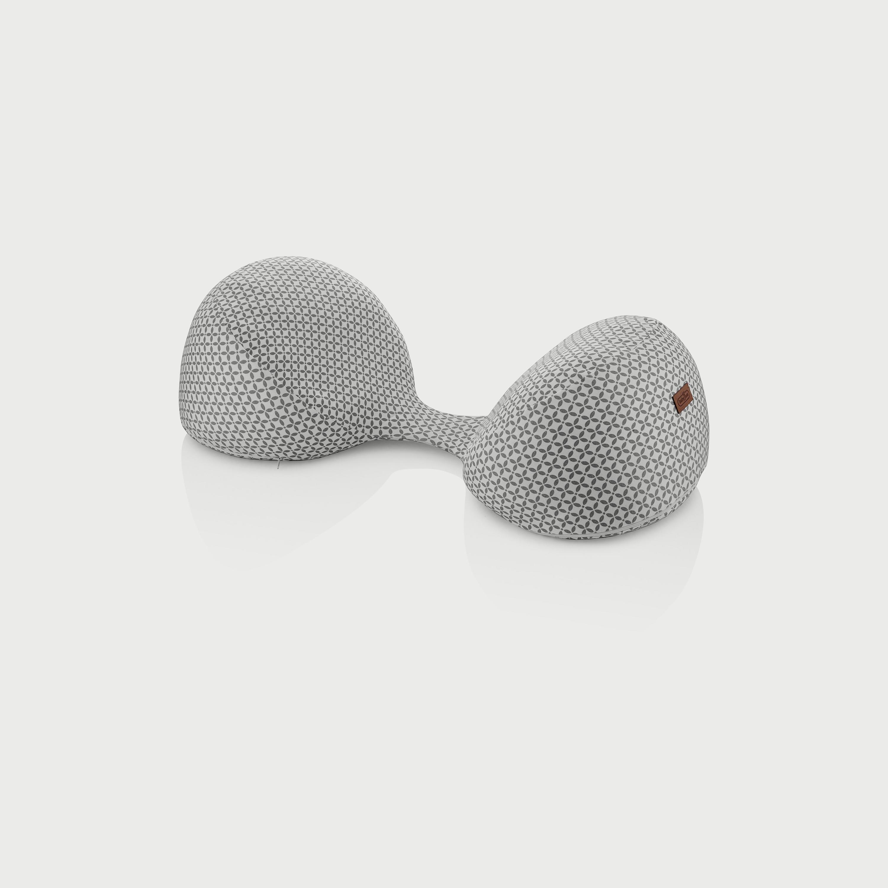 Babyjem Double Maternity Pillow, Grey-baby-feeding-breastfeedingandcare-image-3