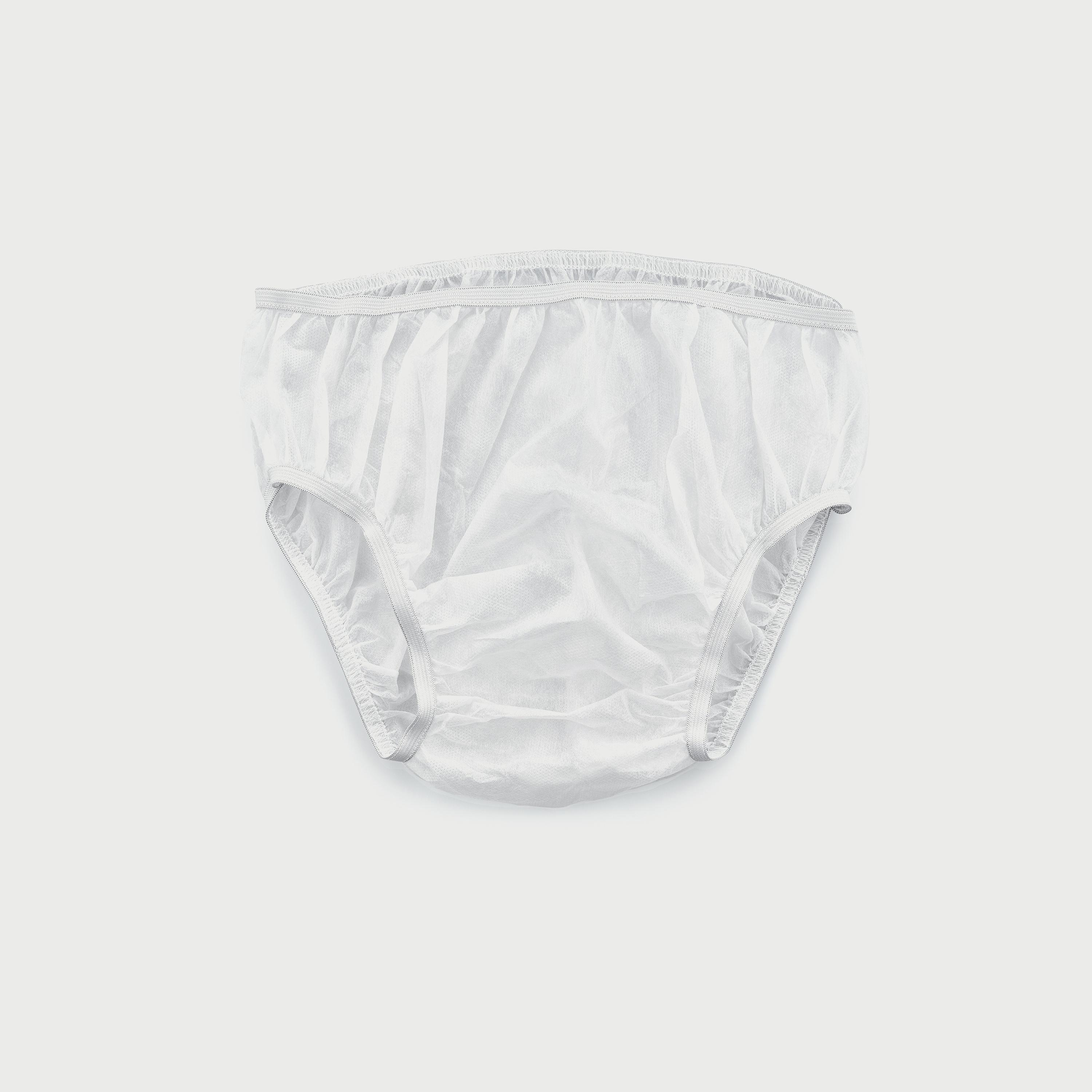 مجموعة ملابس داخلية 3 قطع للاستعمال مرة واحدة من بيبي جيم، أبيض-women-clothing-maternity-lingerie-panties-image-1