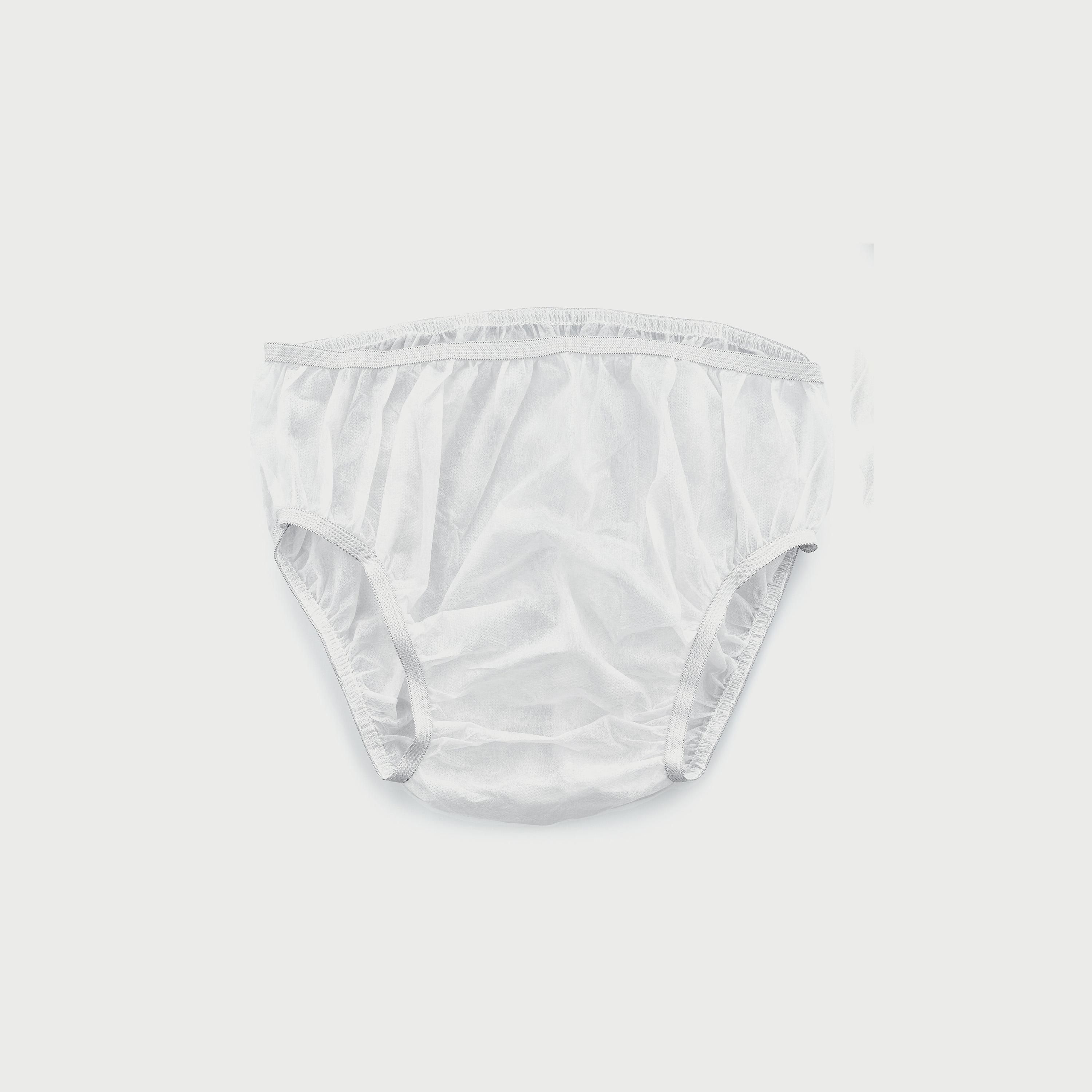 مجموعة ملابس داخلية 3 قطع للاستعمال مرة واحدة من بيبي جيم، أبيض-women-clothing-maternity-lingerie-panties-image-2
