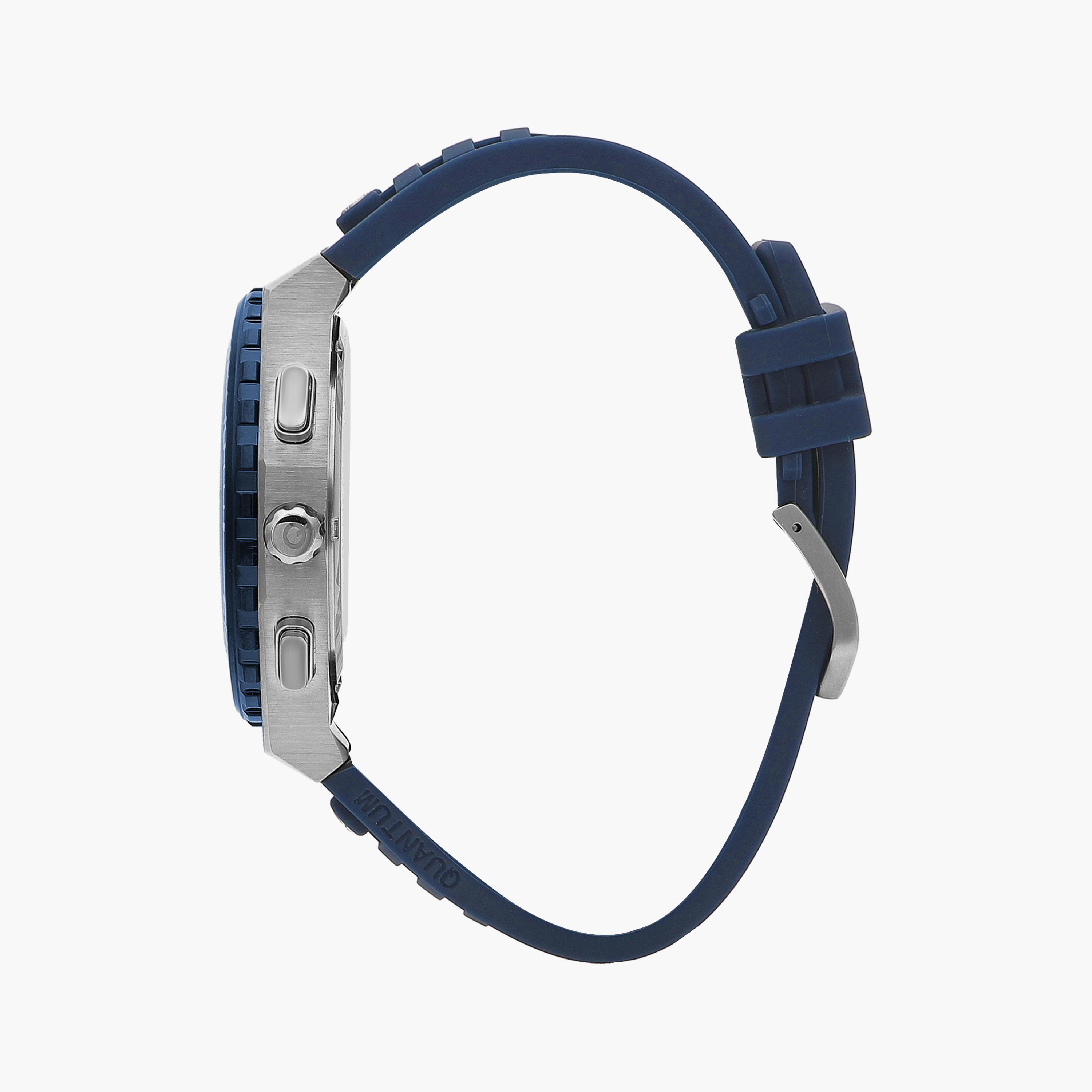 ساعة يد تناظرية فضية وذهبية بسوار ستانلس ستيل للرجال من أوماكس - 00HYB117N008-men-watchesandjewellery-watches-image-2