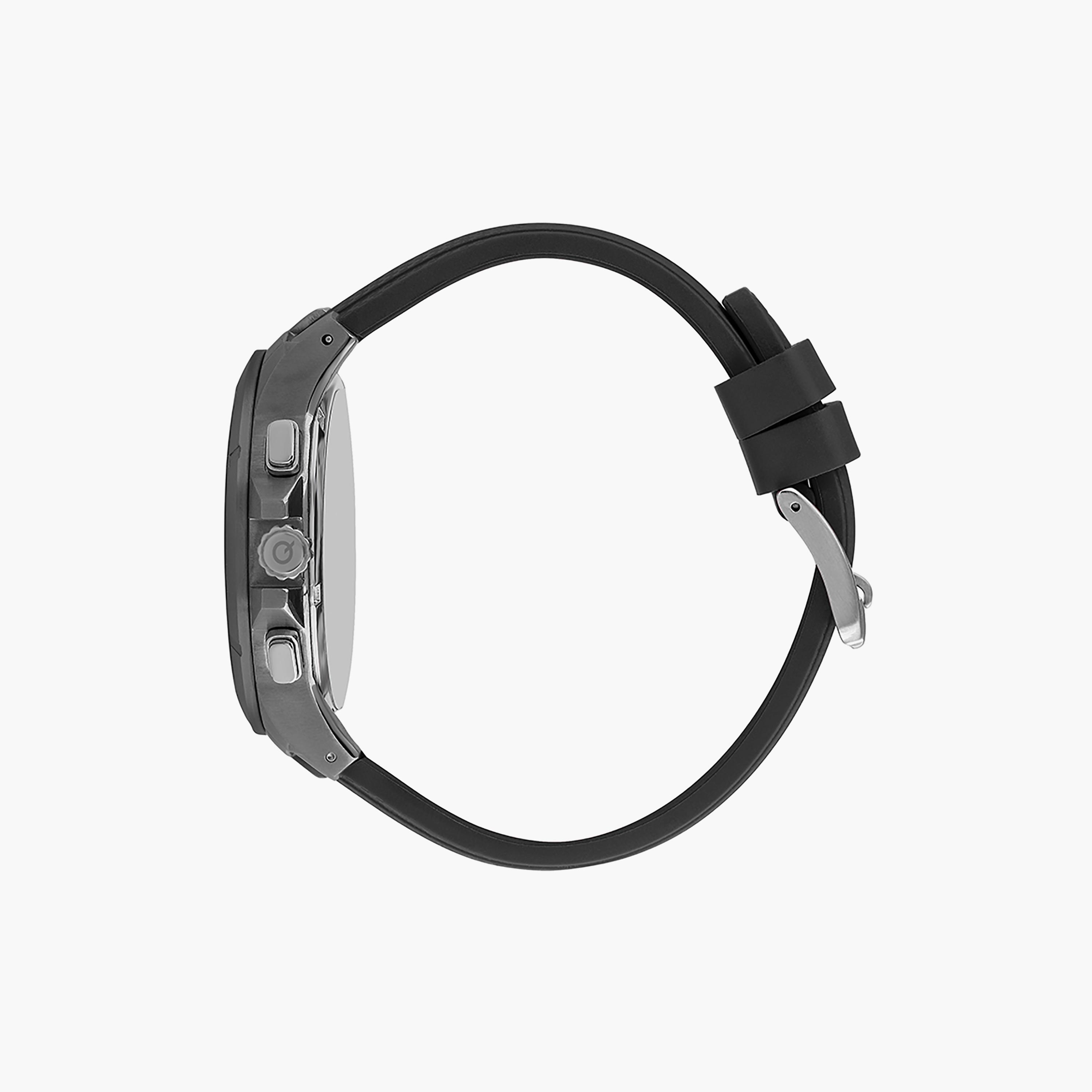 Quantum Men's Black Chronograph Silicone Strap Watch - TTG1003.061-men-watchesandjewellery-watches-image-2