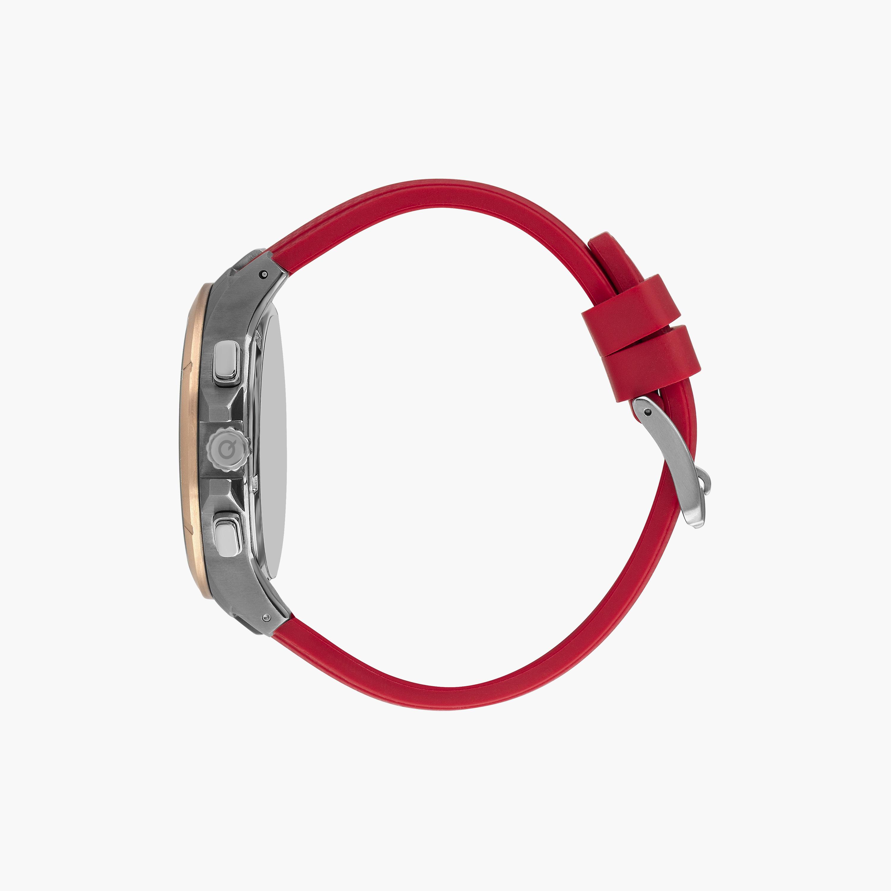  TTG1003.068 ساعة كرونوغراف بسوار سيليكون احمر للرجال من كوانتوم -men-watchesandjewellery-watches-image-2