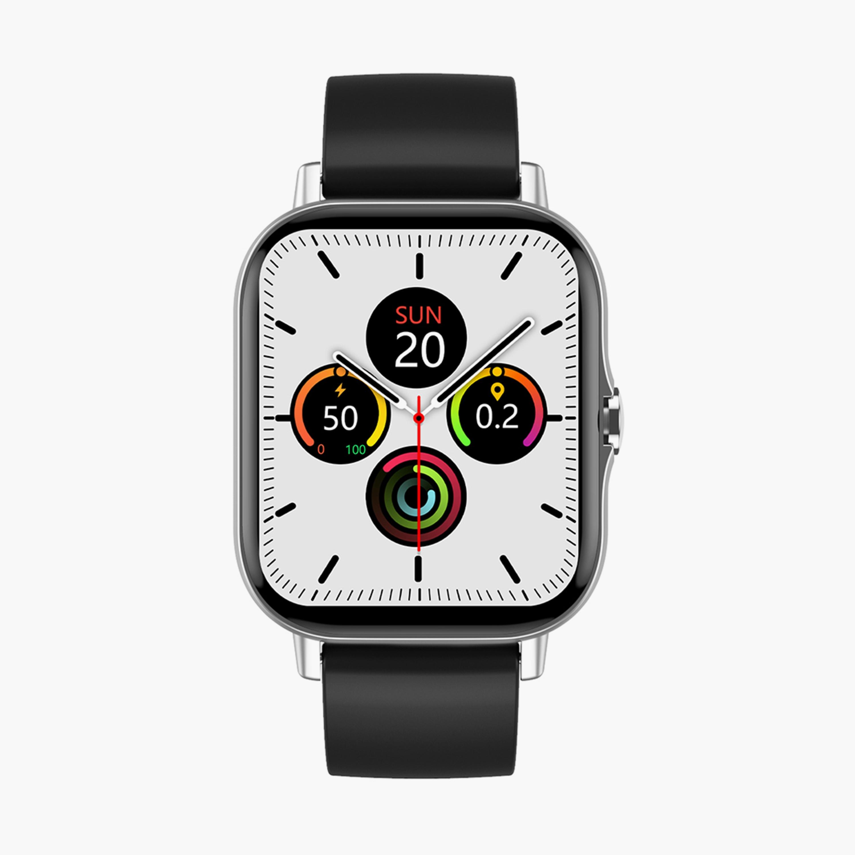  SL.7.6417.5.02 ساعة سلازنجر ذكية للجنسين بسوار سيليكون اسود -men-watchesandjewellery-watches-image-1