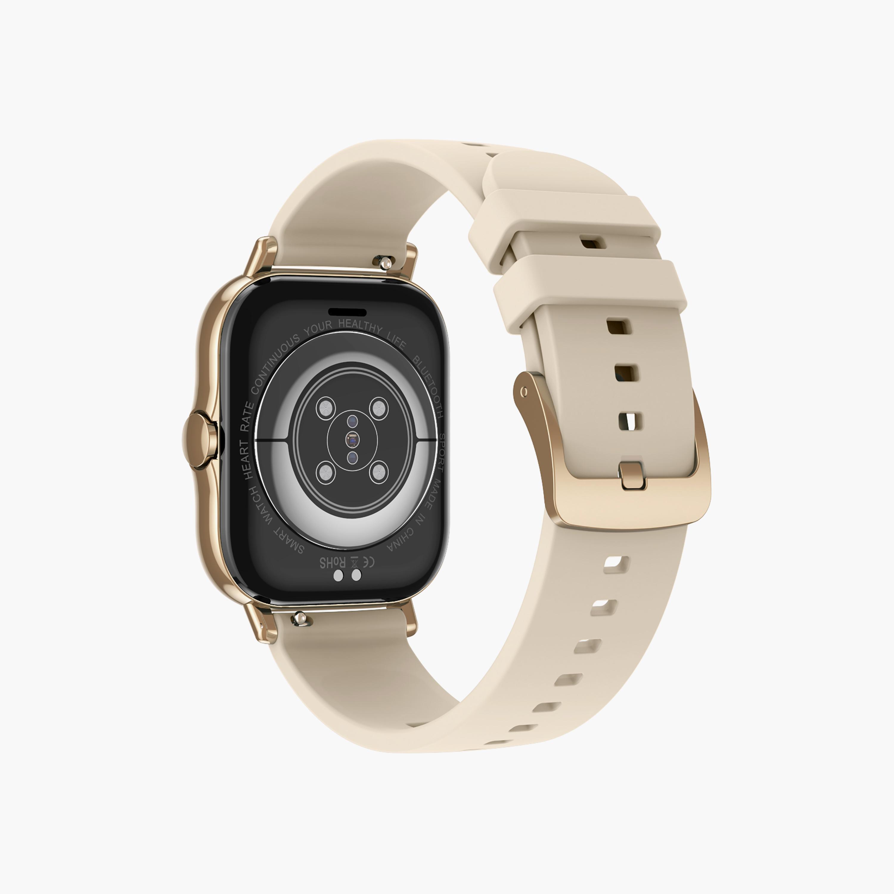 Slazenger Unisex Beige Silicone Strap Smart Watch - SL.7.6417.5.03-men-watchesandjewellery-watches-image-3