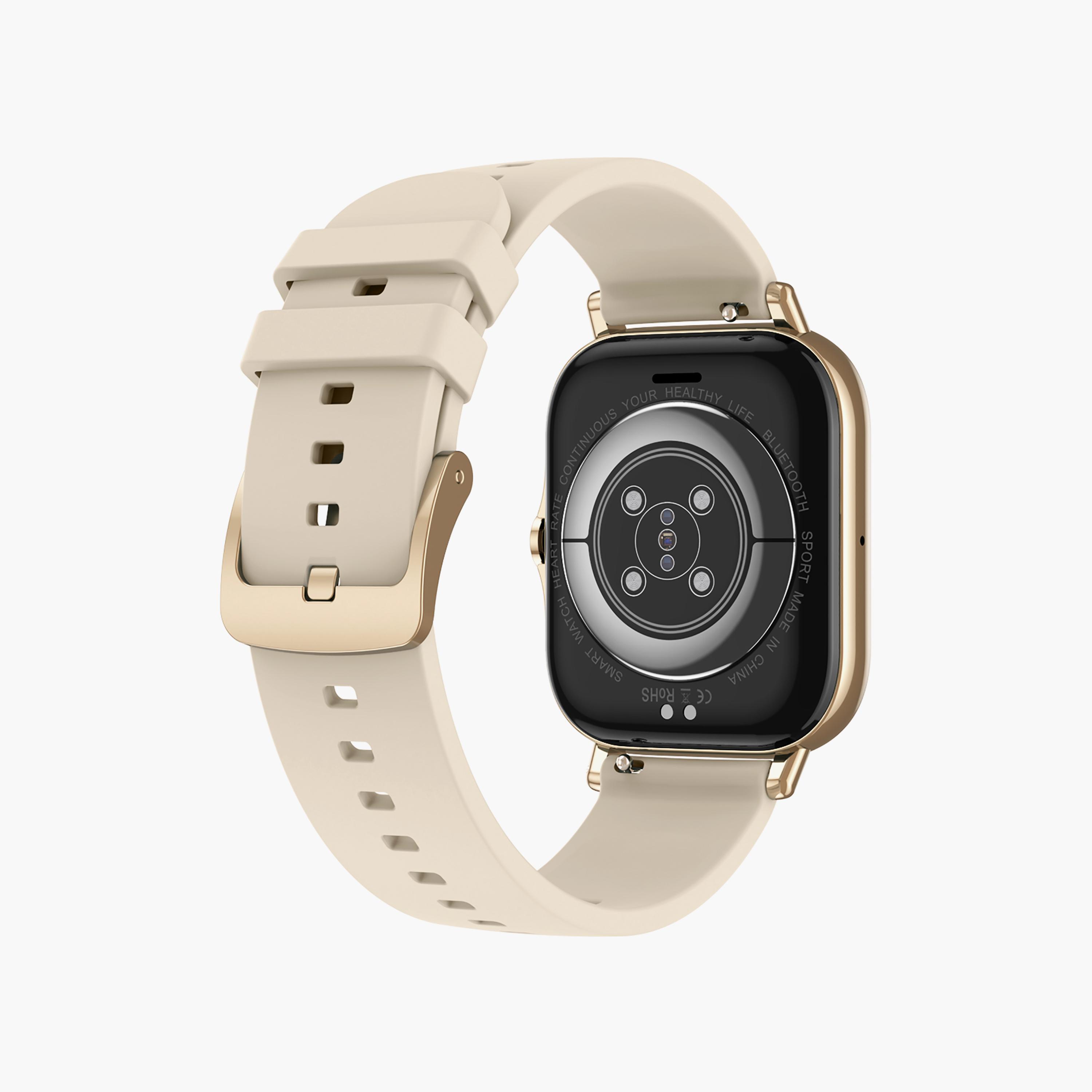Slazenger Unisex Beige Silicone Strap Smart Watch - SL.7.6417.5.03-men-watchesandjewellery-watches-image-5