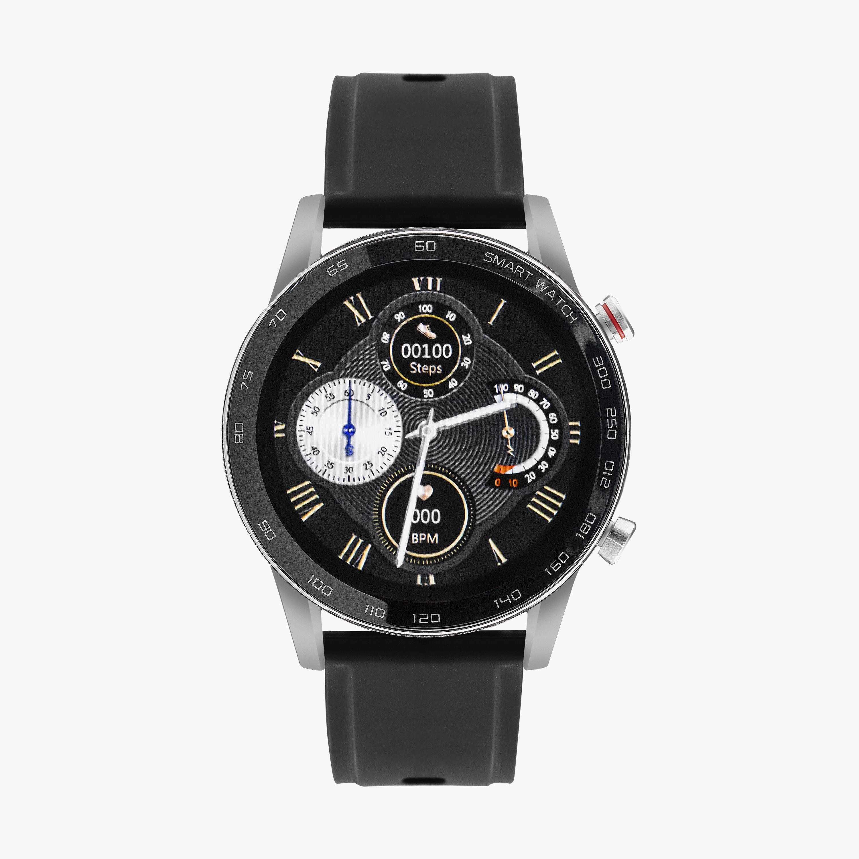 Slazenger Unisex Black Silicone Strap Smart Watch - SL.7.6418.5.03-men-watchesandjewellery-watches-image-1