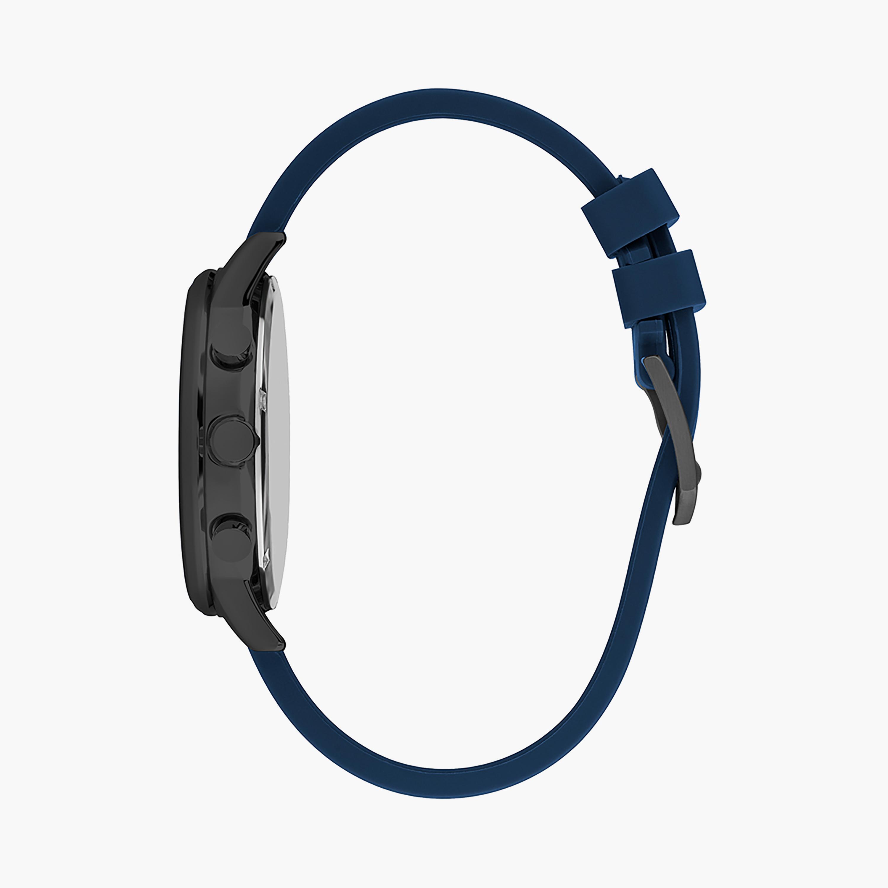 Slazenger Men's Blue Chronograph Silicone Strap Watch - SL.9.6501.2.04-men-watchesandjewellery-watches-image-2