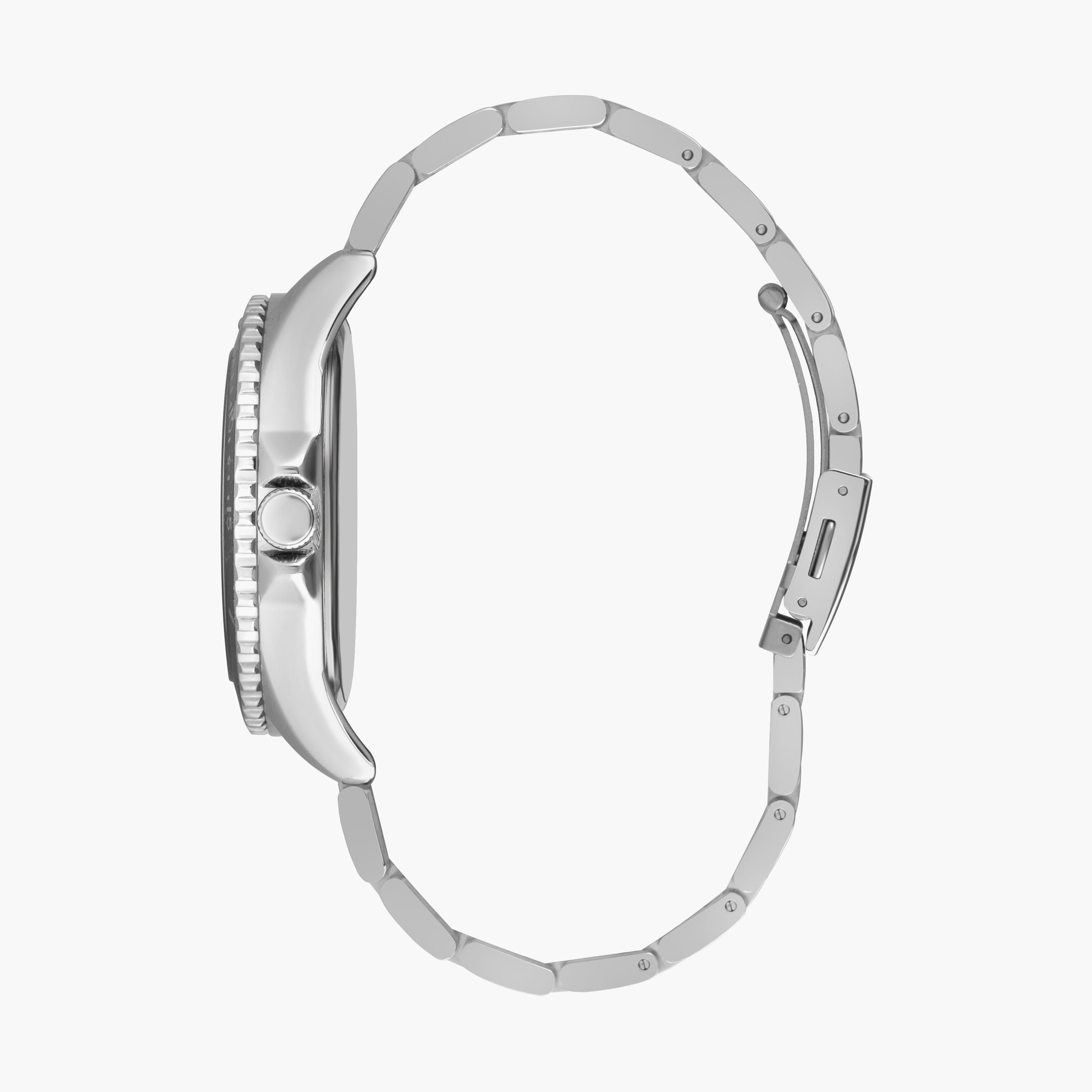 Slazenger Men's Silver Analog Stainless Steel Strap Watch - SL.9.6502.1.02-men-watchesandjewellery-watches-image-2