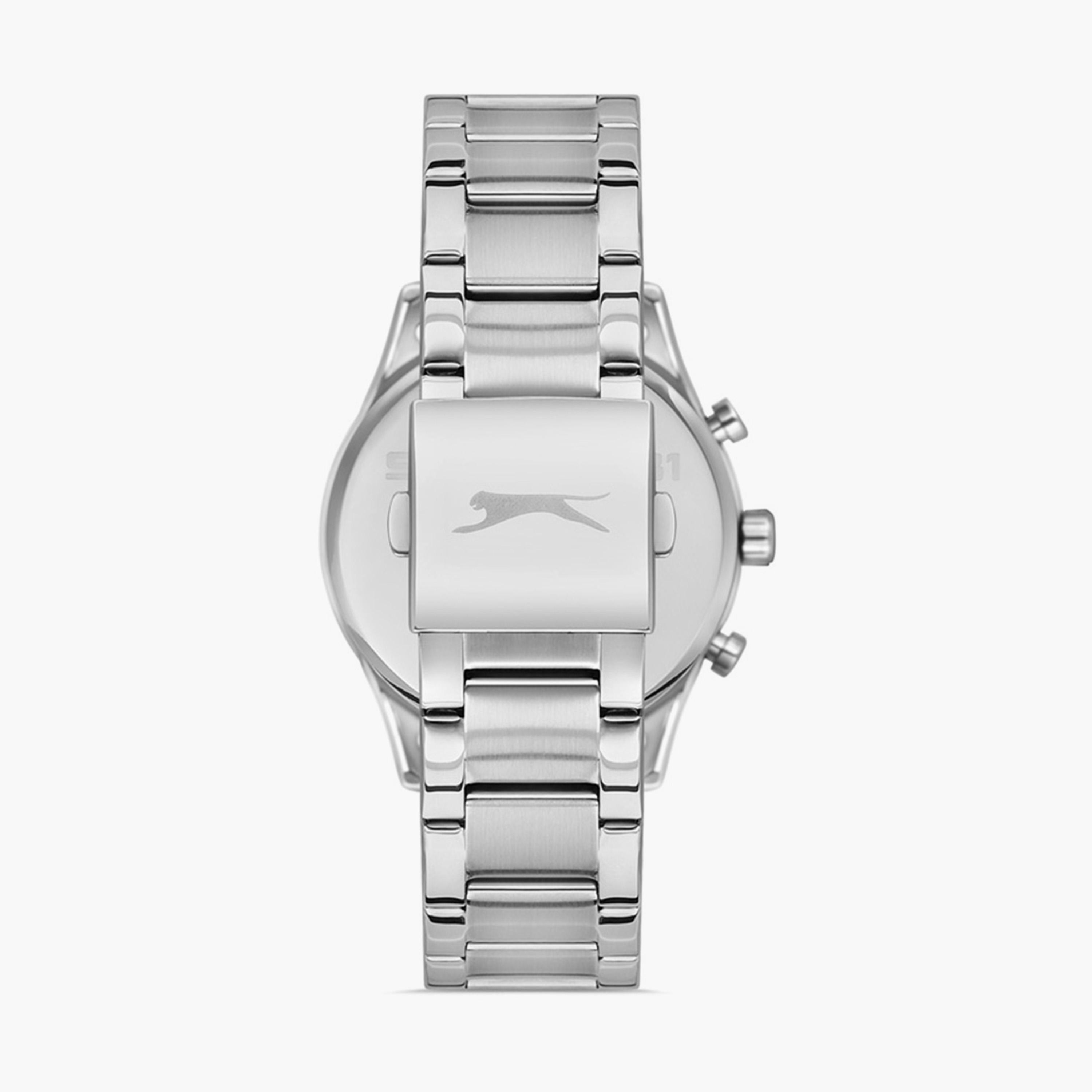 SL.9.6511.2.01 ساعة كرونوغراف فضية بسوار ستانلس ستيل من سلازنجر للرجال -men-watchesandjewellery-watches-image-3