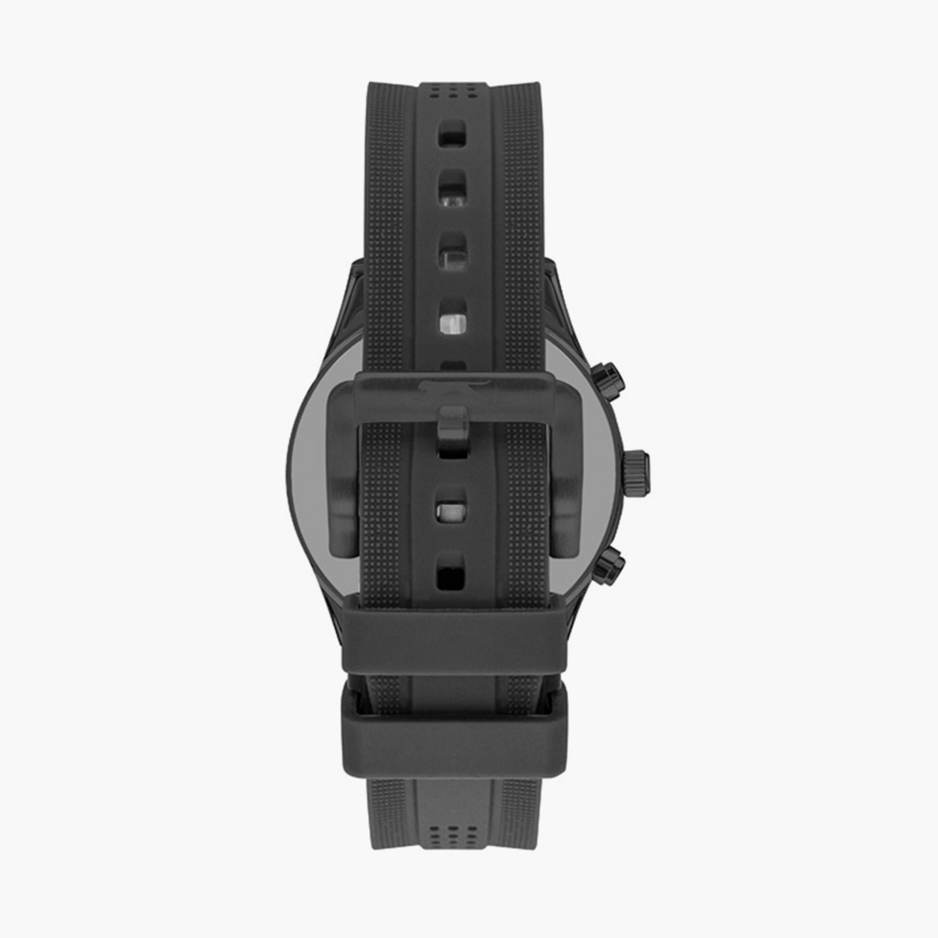 Slazenger Men's Black Chronograph Silicone Strap Watch - SL.9.6517.2.01-men-watchesandjewellery-watches-image-3