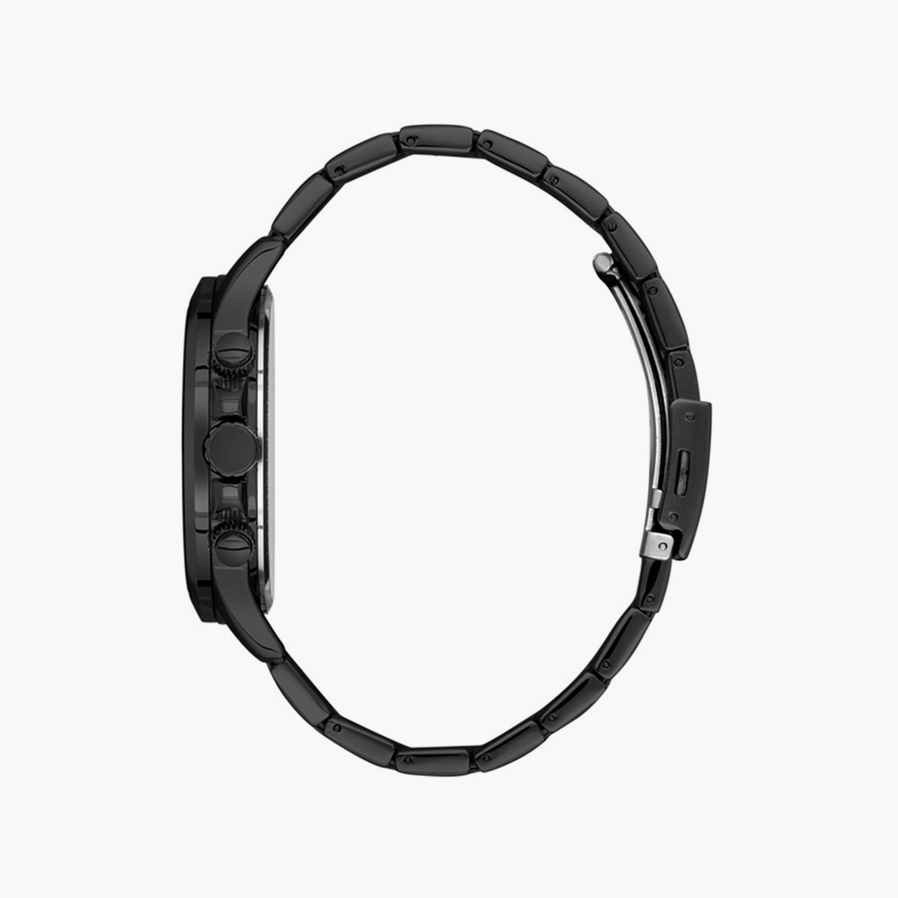 Slazenger Men's Black Chronograph Stainless Steel Strap Watch - SL.9.6526.2.01-men-watchesandjewellery-watches-image-2