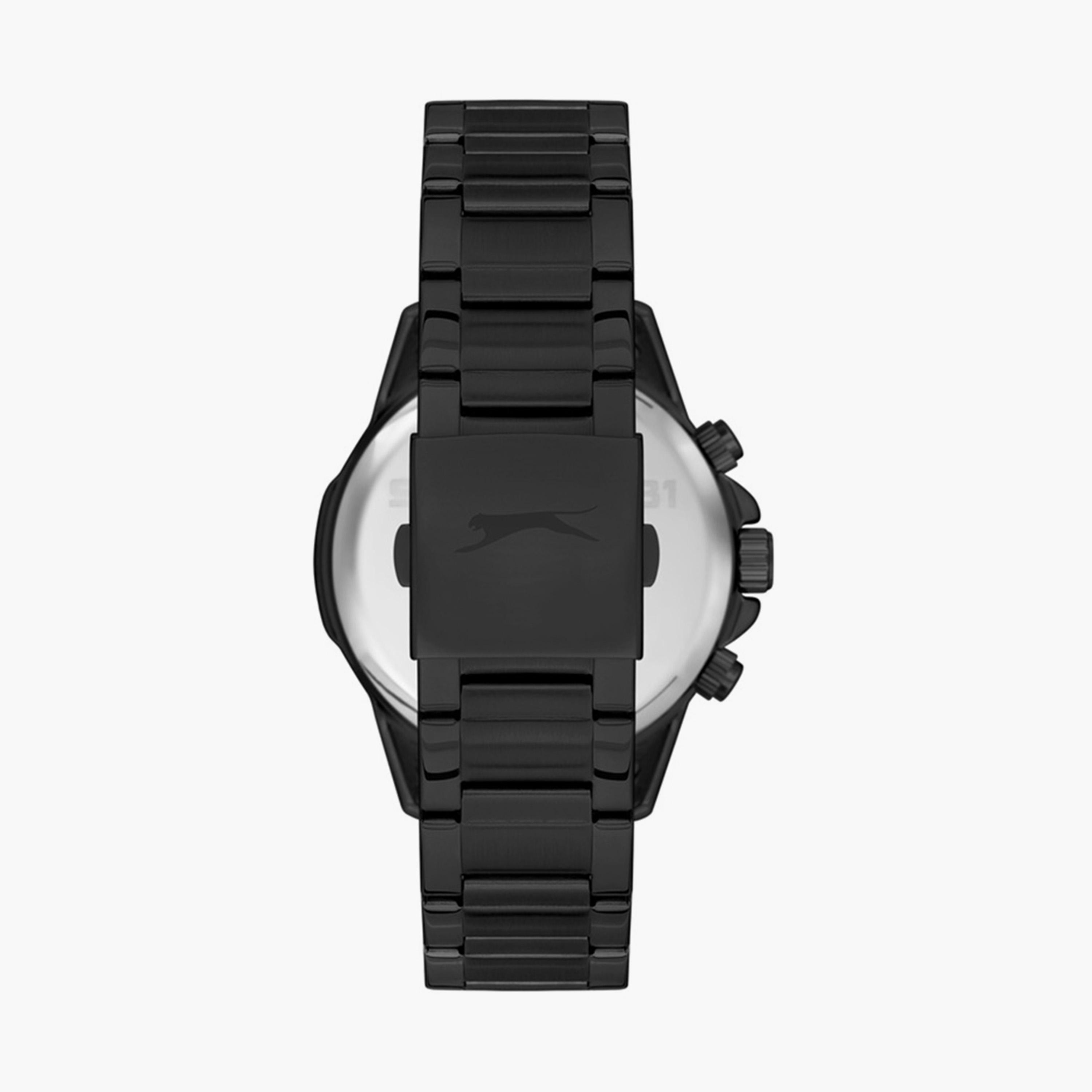 Slazenger Men's Black Chronograph Stainless Steel Strap Watch - SL.9.6526.2.01-men-watchesandjewellery-watches-image-3
