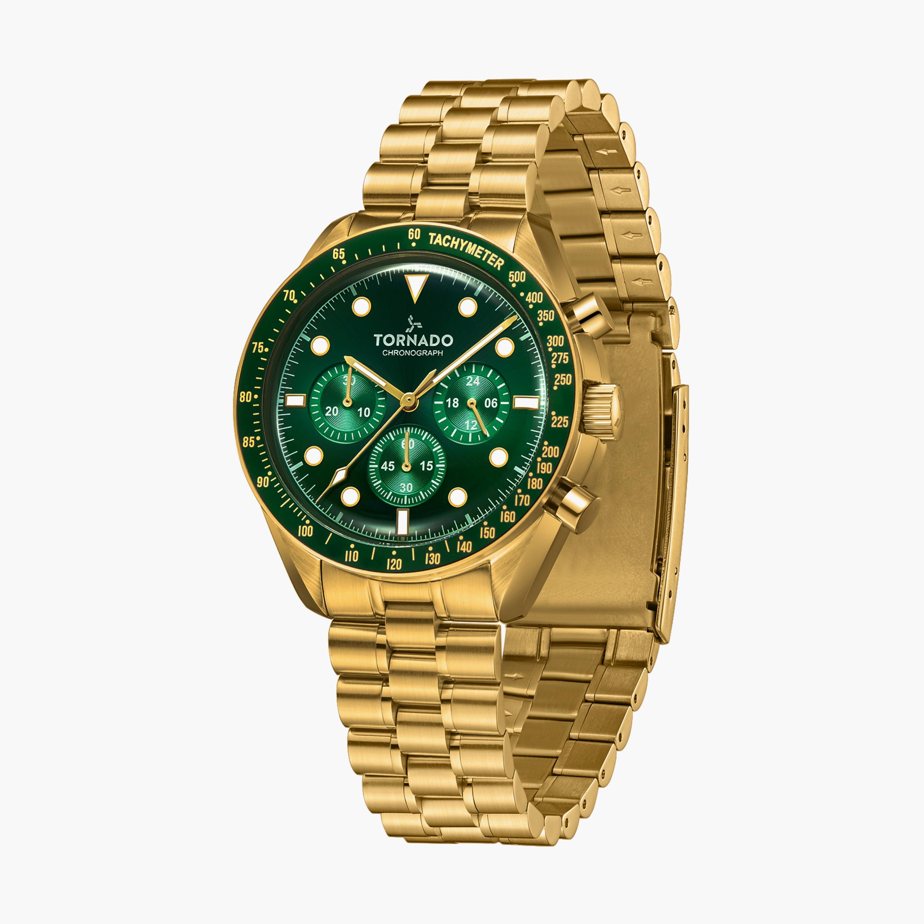 ساعة يد تناظرية فضية وذهبية للنساء من أوماكس-men-watchesandjewellery-watches-image-2