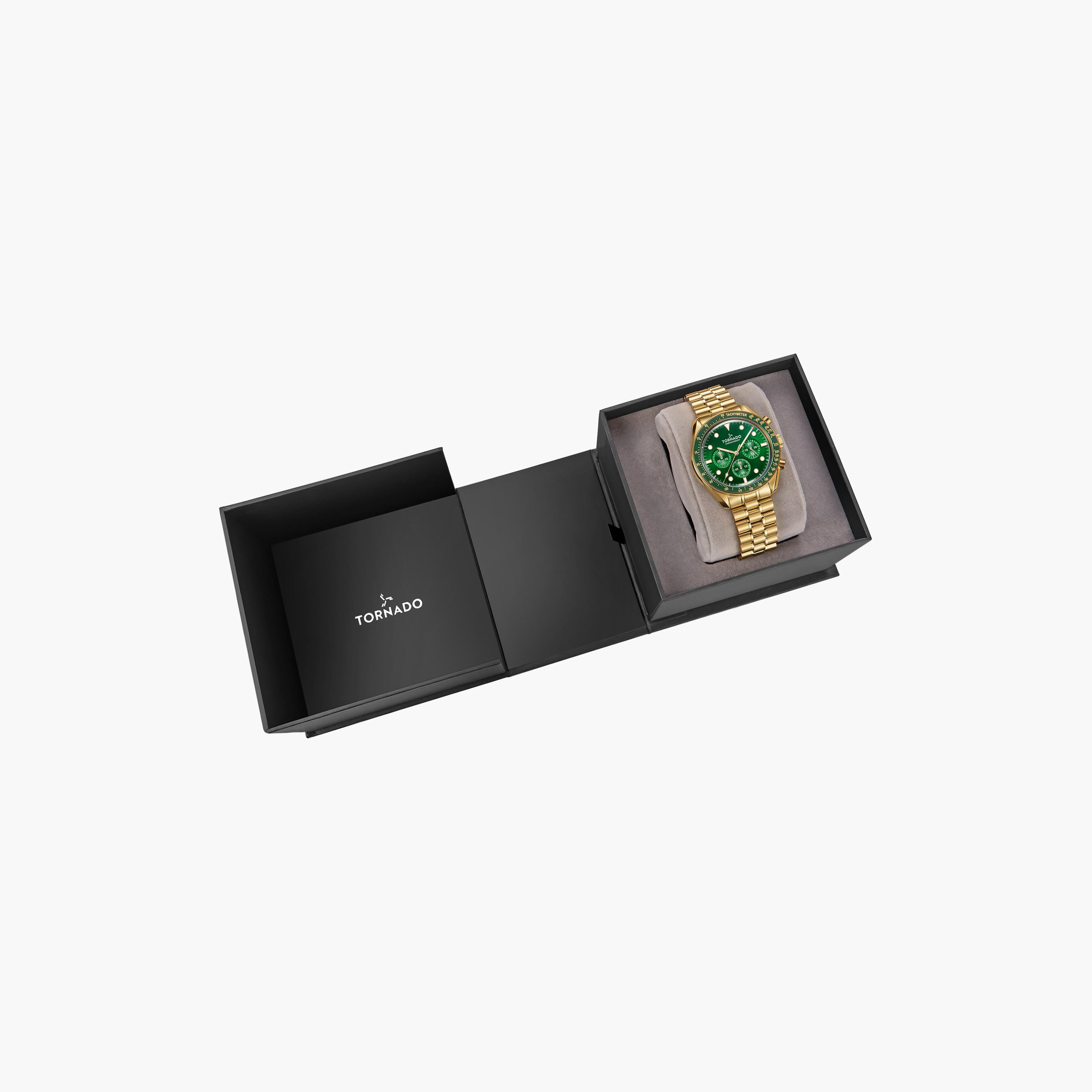 ساعة يد تناظرية فضية وذهبية للنساء من أوماكس-men-watchesandjewellery-watches-image-4