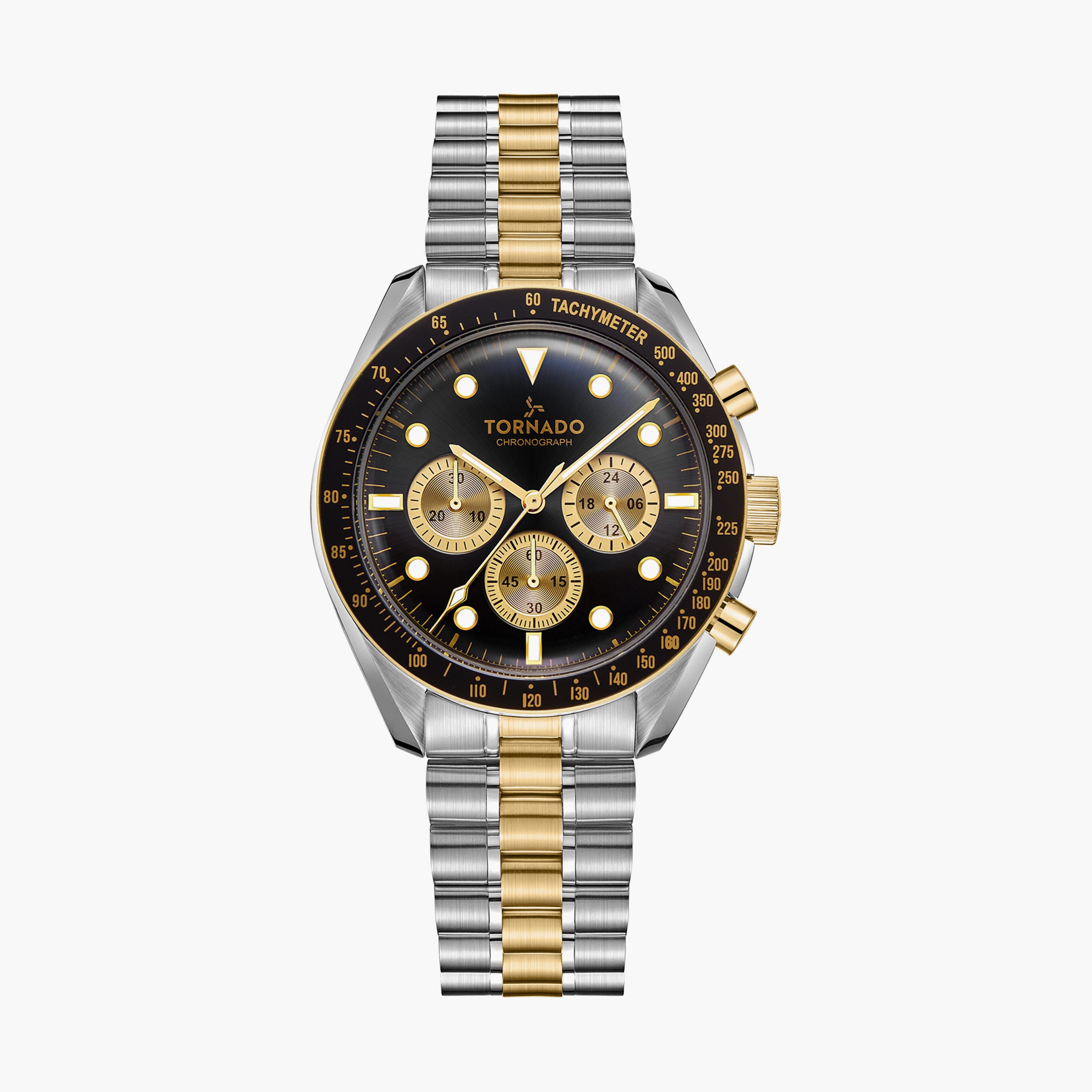 ساعة يد تناظرية فضية وذهبية للنساء من أوماكس-men-watchesandjewellery-watches-image-1