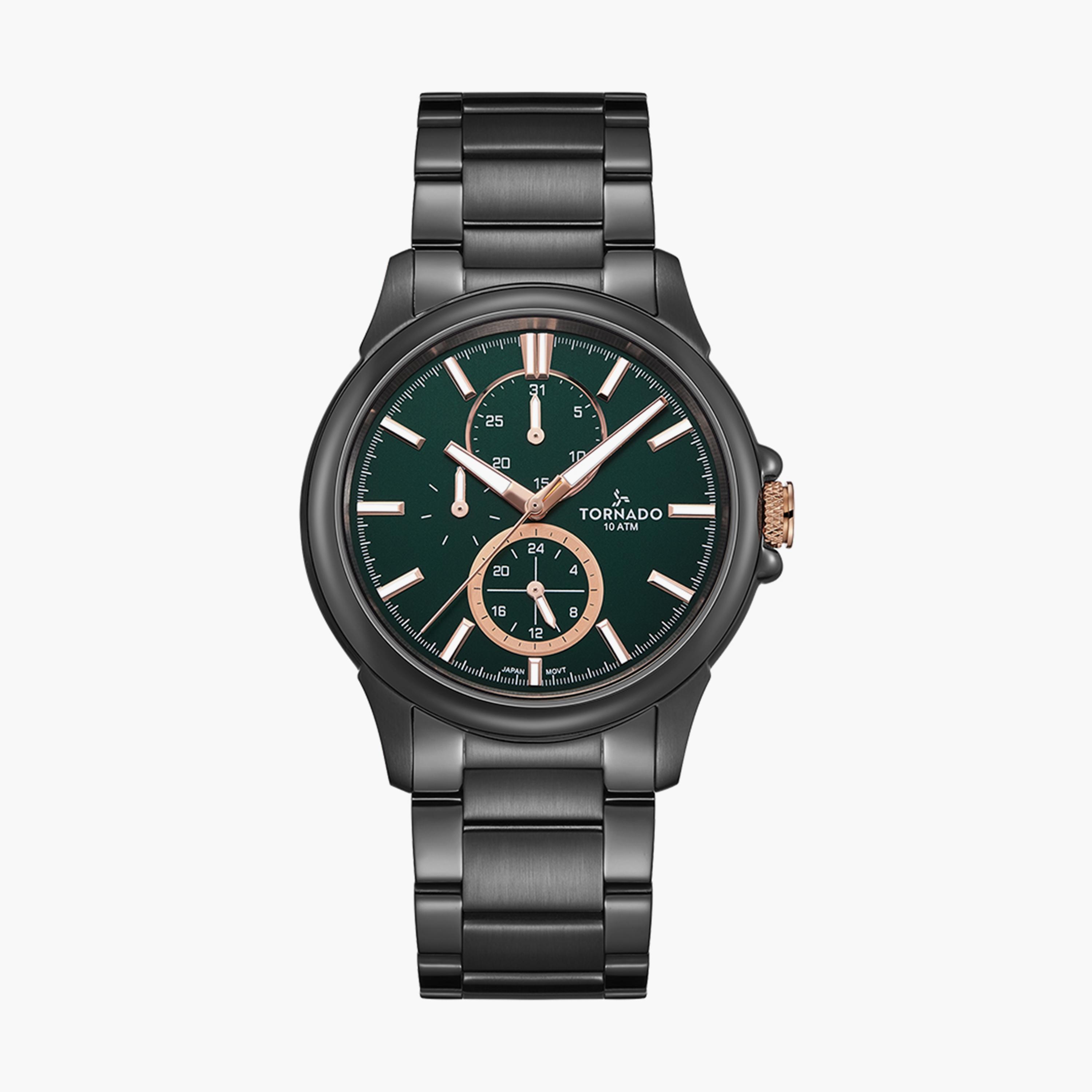 ساعة يد تناظرية فضية وذهبية للنساء من أوماكس-men-watchesandjewellery-watches-image-1