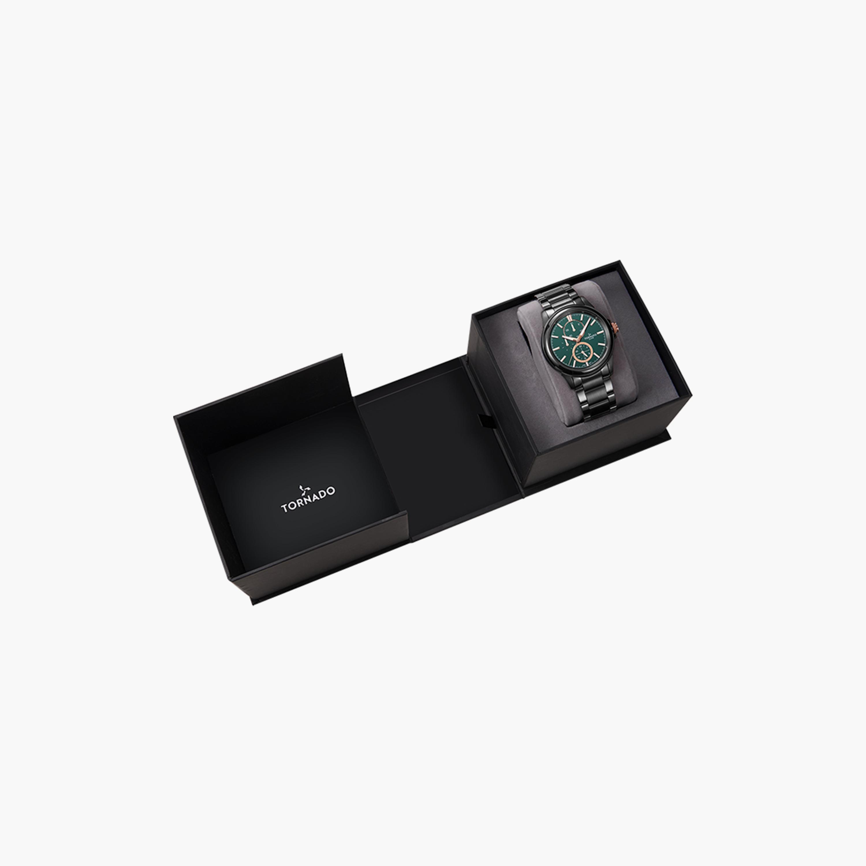 ساعة يد تناظرية فضية وذهبية للنساء من أوماكس-men-watchesandjewellery-watches-image-4