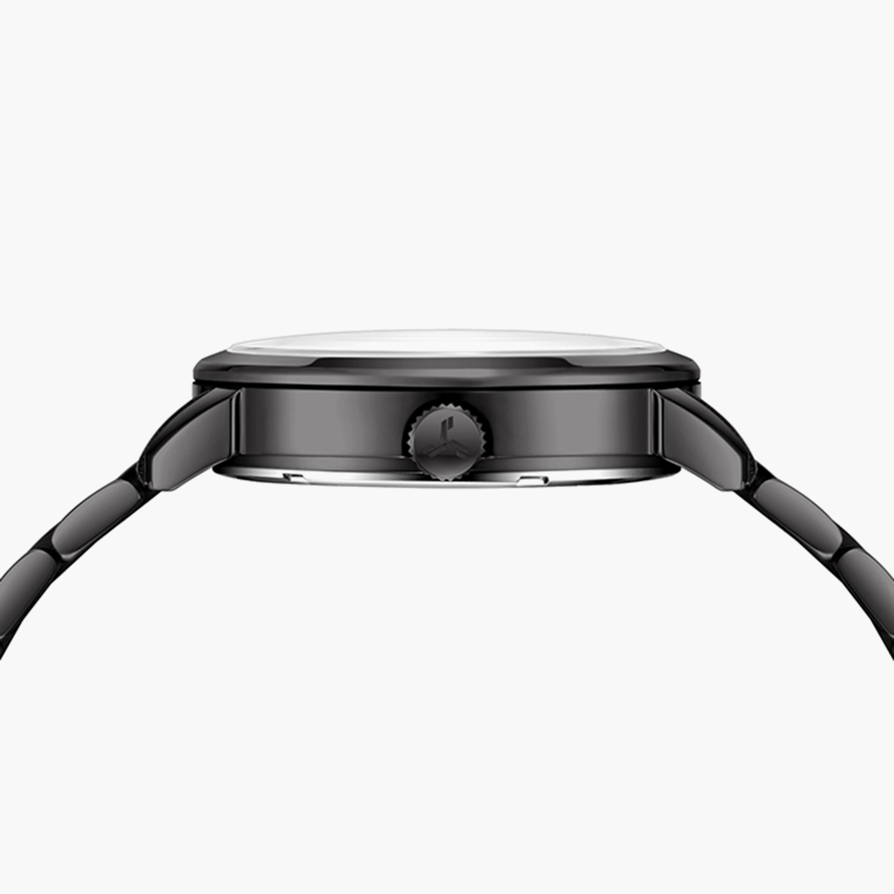 ساعة يد تناظرية فضية وذهبية بسوار ستانلس ستيل للرجال من أوماكس - 00NSC001N004-men-watchesandjewellery-watches-image-3
