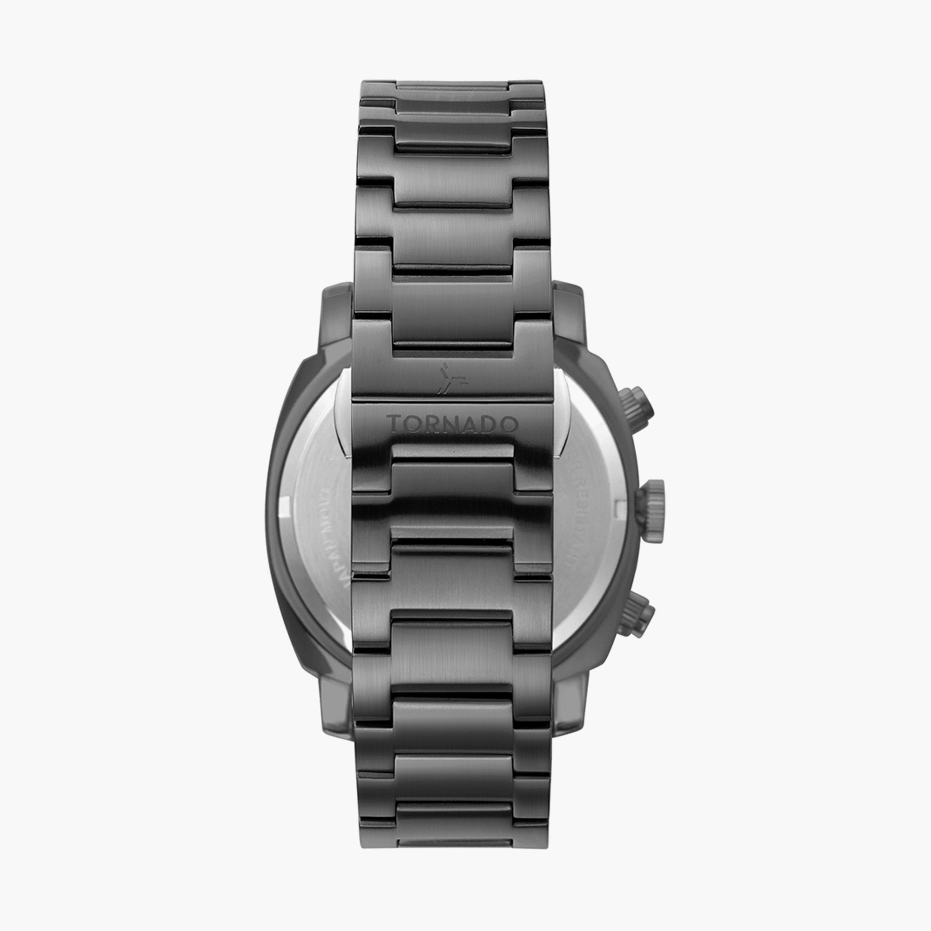  T9102B-XBXB ساعة كرونوغراف رمادية بسوار ستانلس ستيل من تورنادو للرجال -men-watchesandjewellery-watches-image-3