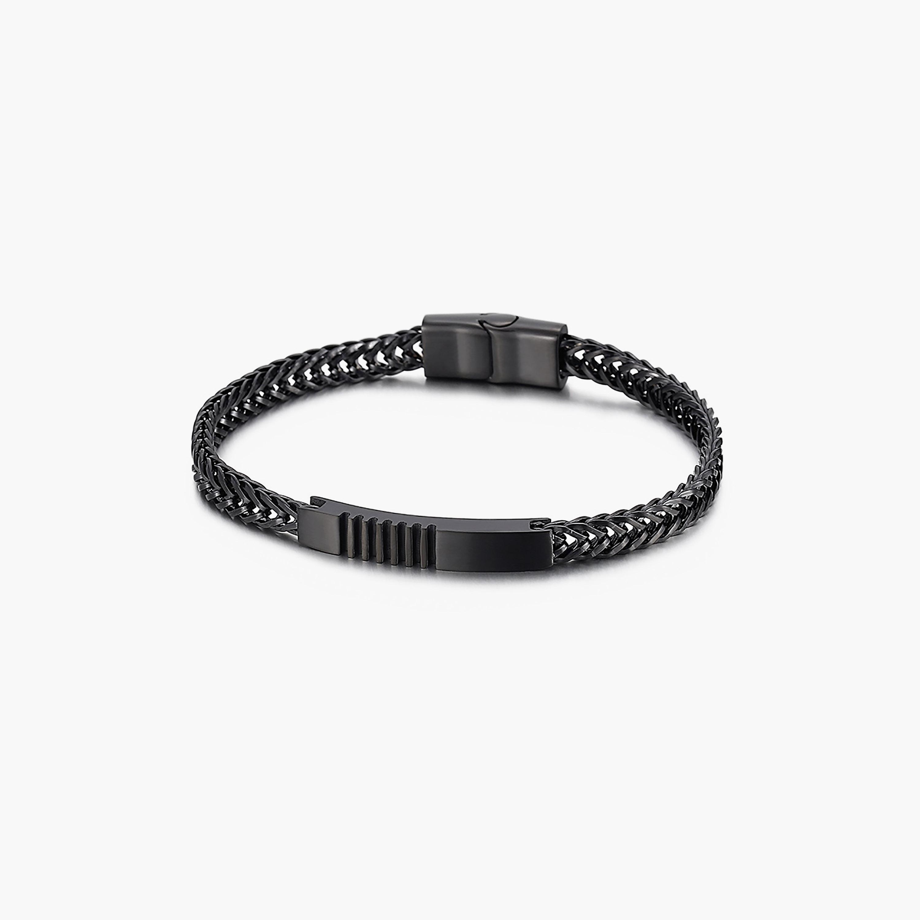 Lee Cooper Men's Stainless Steel Black Bracelet - LC.B.01352.650-men-watchesandjewellery-bracelets-image-1