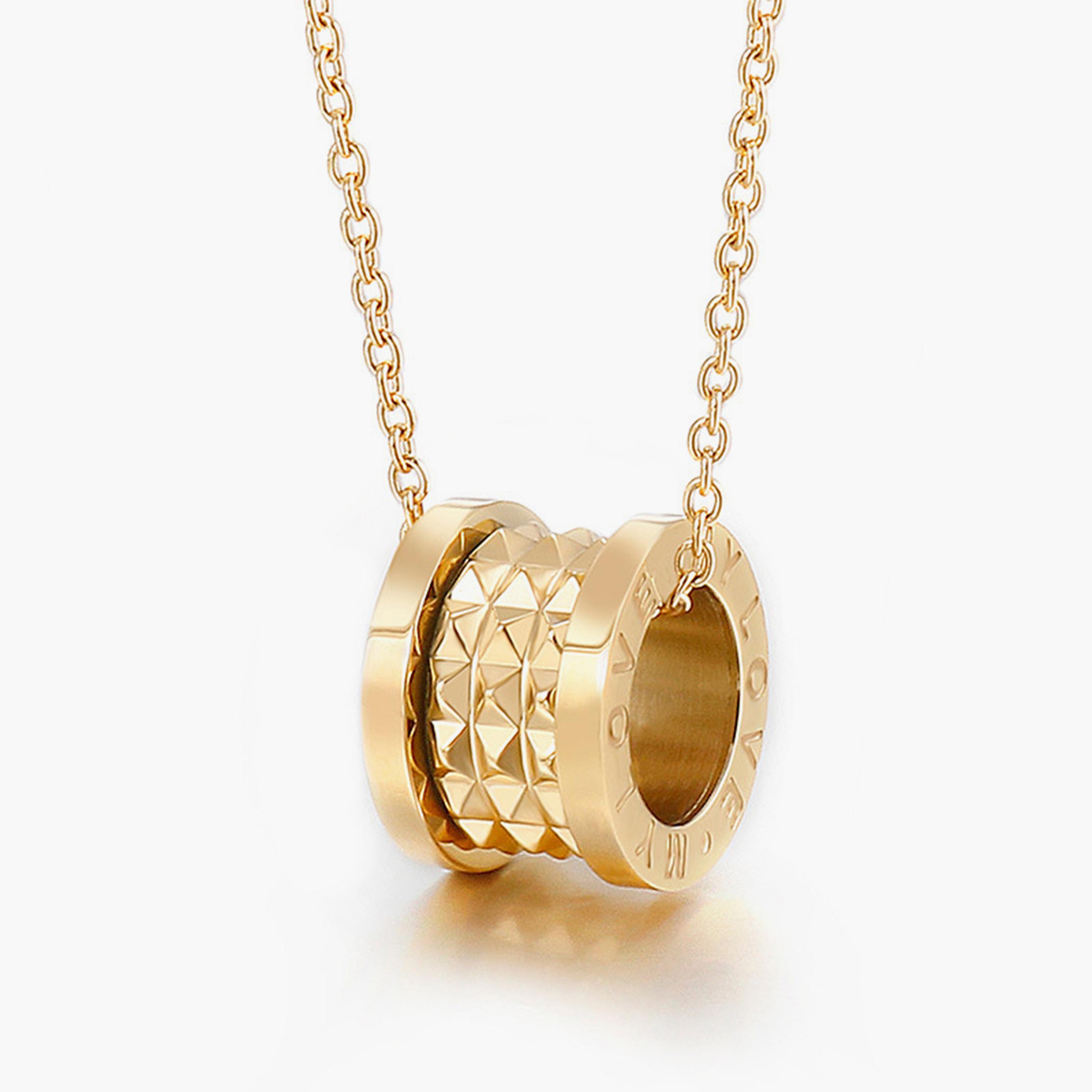  LC.N.01008.110 قلادة لي كوبر للنساء من ستانلس ستيل بلون ذهبي -women-watchesandjewellery-jewellery-necklacesandpendants-image-1