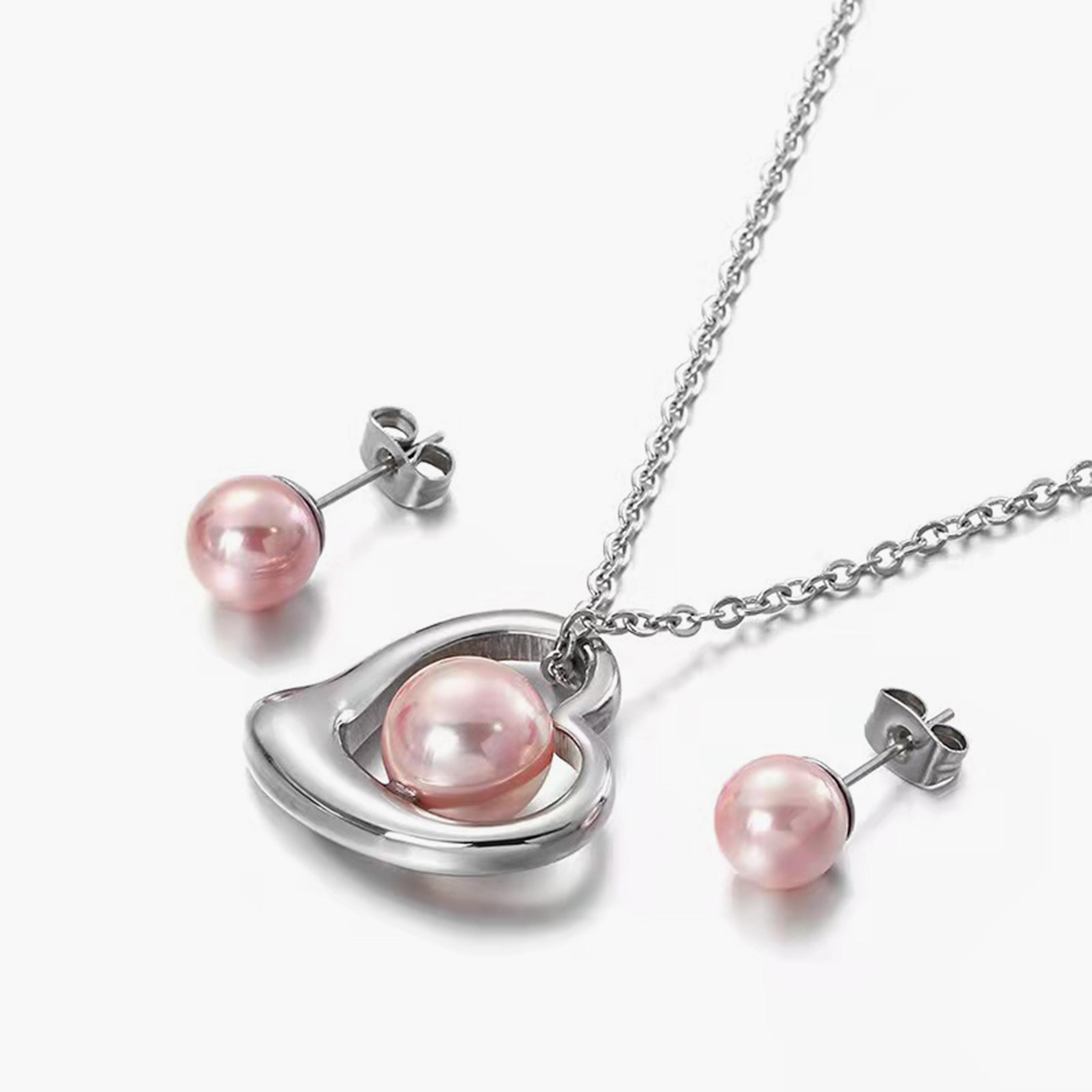  LC.S.01045.380 قلادة لي كوبر بلون ذهبي من ستانلس ستيل للنساء مع أقراط -women-watchesandjewellery-jewellery-jewellerysets-image-1