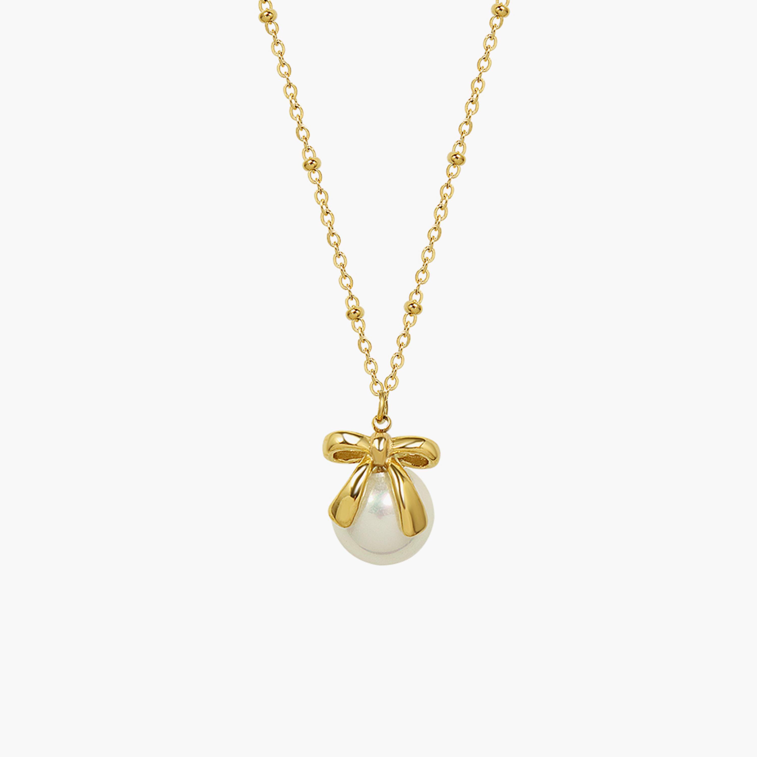  LC.S.01263.110 قلادة لي كوبر بلون ذهبي من ستانلس ستيل للنساء مع أقراط -women-watchesandjewellery-jewellery-jewellerysets-image-1