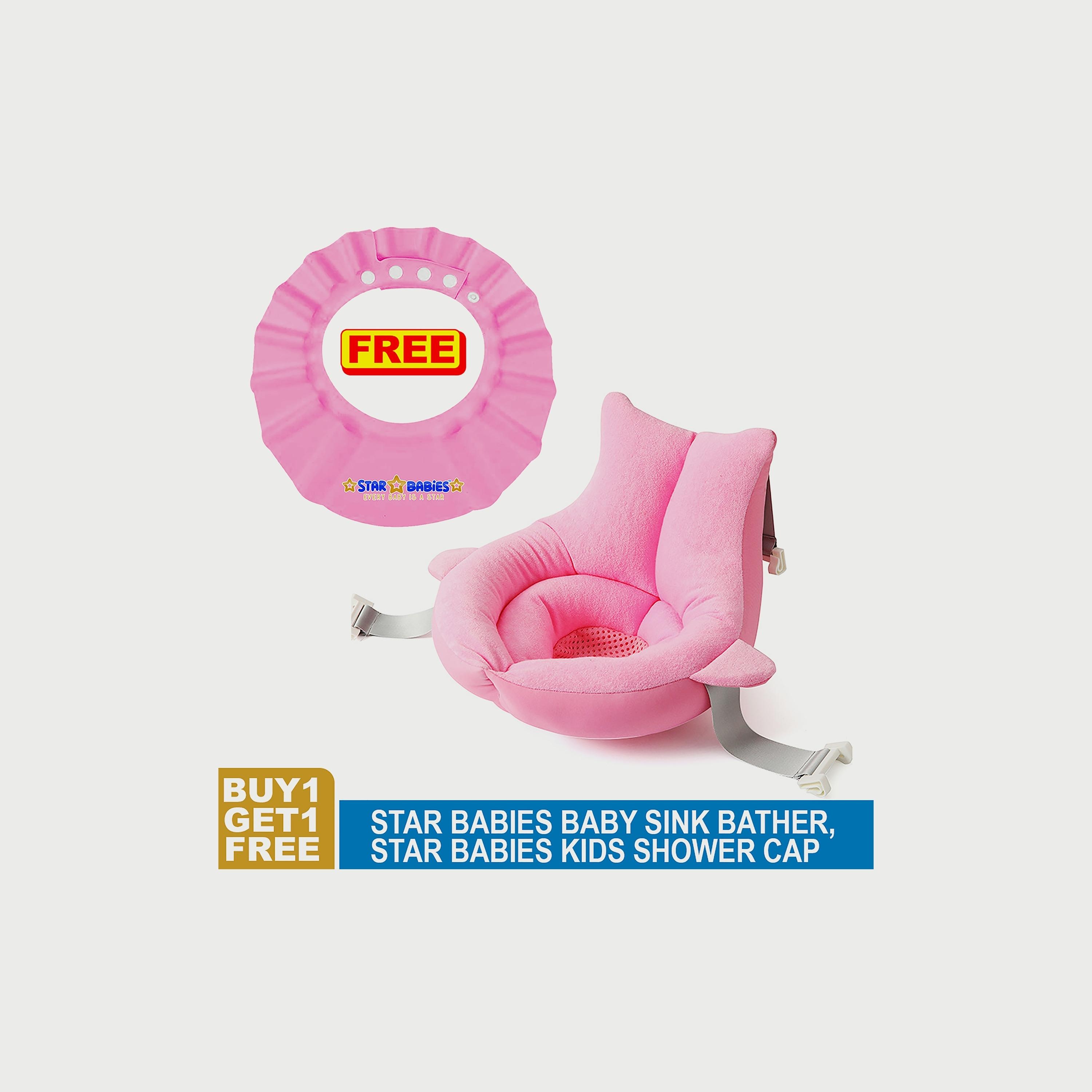 Star Babies Sink Bather with Kids Shower Cap,  Buy 1 Get 1-baby-bathandcare-bathtubs-image-3