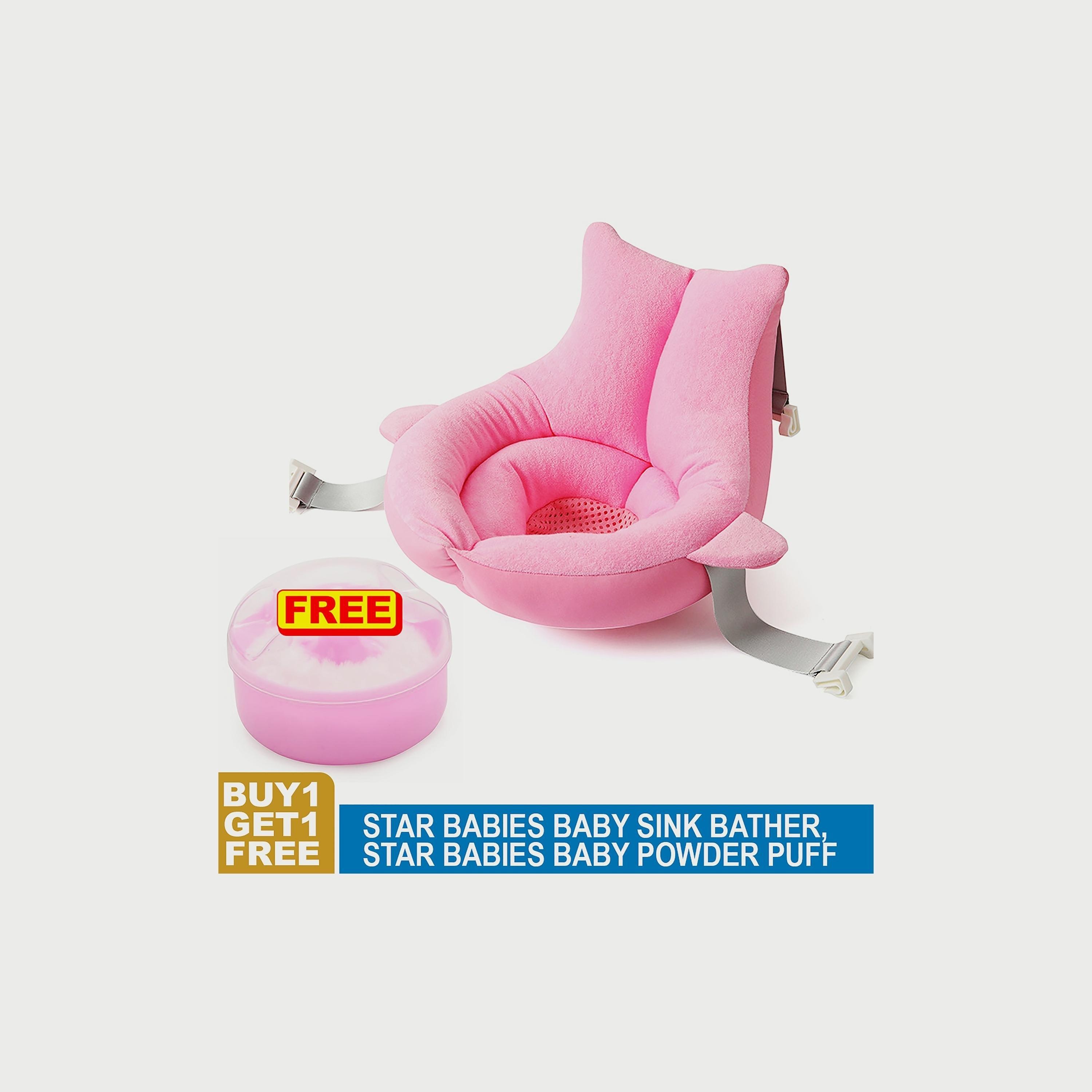 Star Babies Soft Spot Sink Bather with Kids Powder Puff,  Buy 1 Get 1-baby-bathandcare-hairbodyskincare-image-2
