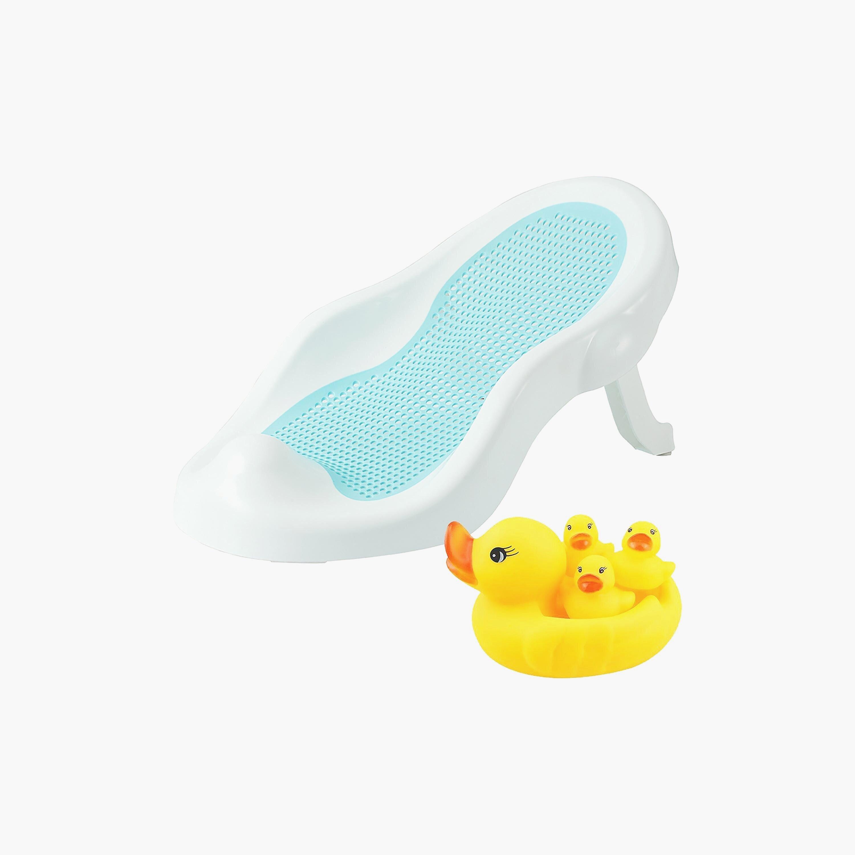 Star Babies Recline & Rinse Bather with Rubber Duck Bath Toy  Buy 1 Get 1-baby-bathandcare-bathtubs-image-1