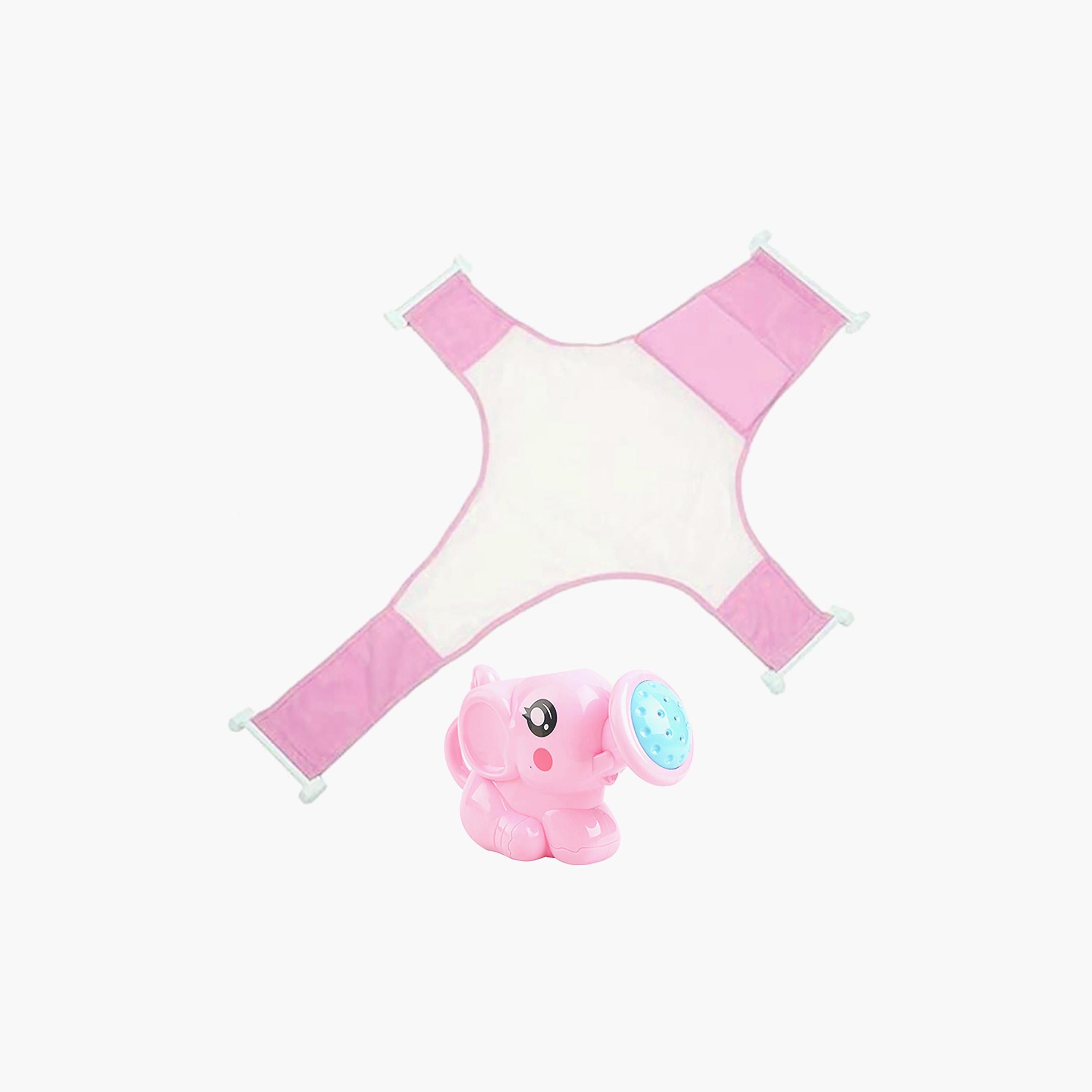 Star Babies Bath Seat Support Net Bath Tub with Kettle Toy , Buy 1 Get 1-baby-bathandcare-bathtubs-image-1