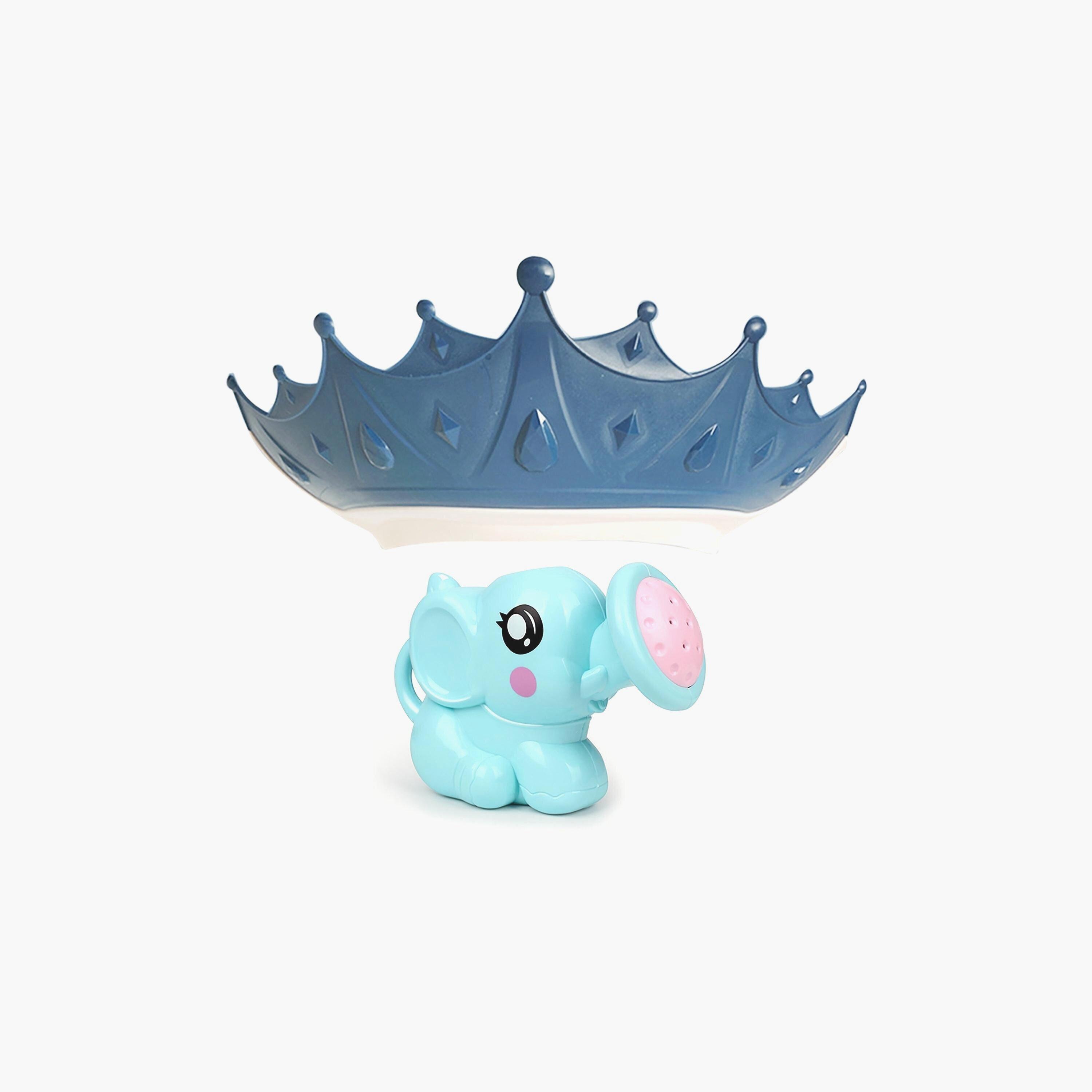 Star Babies 2-Piece Adjustable Crown Kids Shower Cap with Kids Kettle Toys-baby-bathandcare-bathtubs-image-1