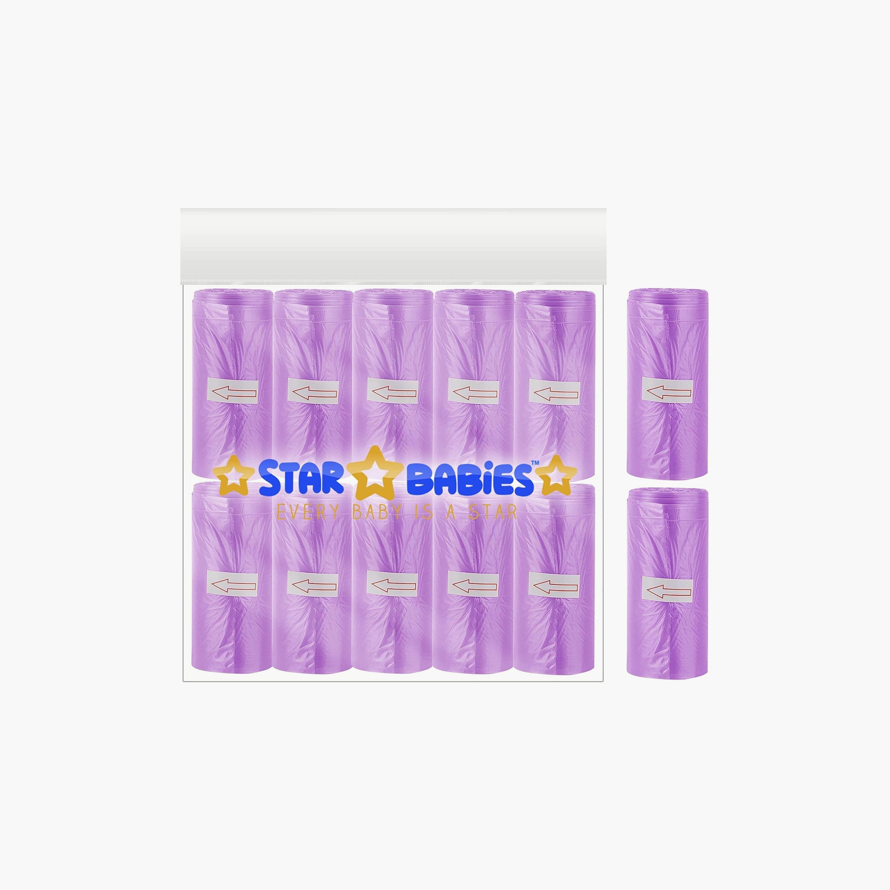 Star Babies 10+2 Scented Bag Roll, 180 Bags-baby-diapering-binsandrefills-image-2