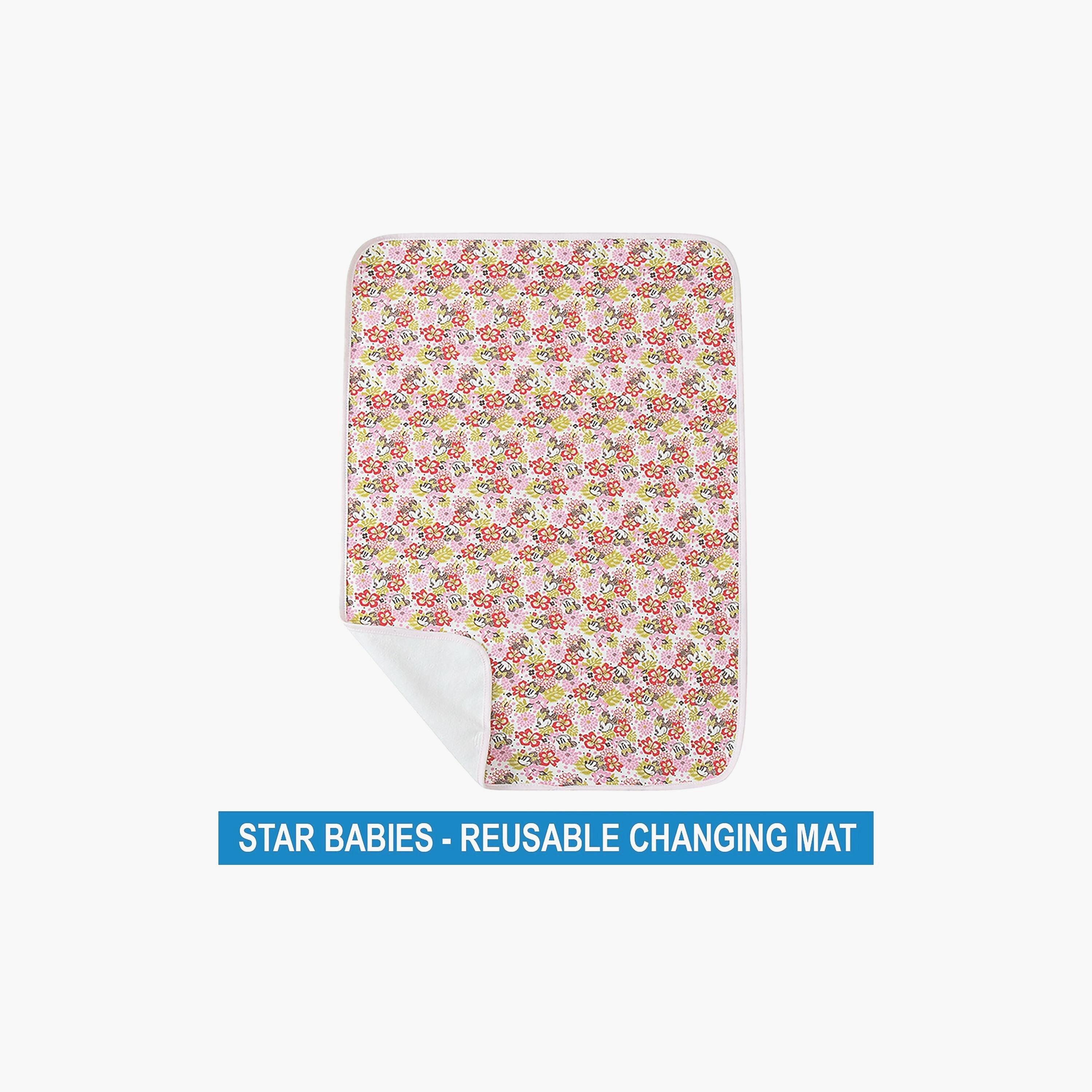Star Babies Reusable Changing Mat- Flower-baby-diapering-changingmats-image-2